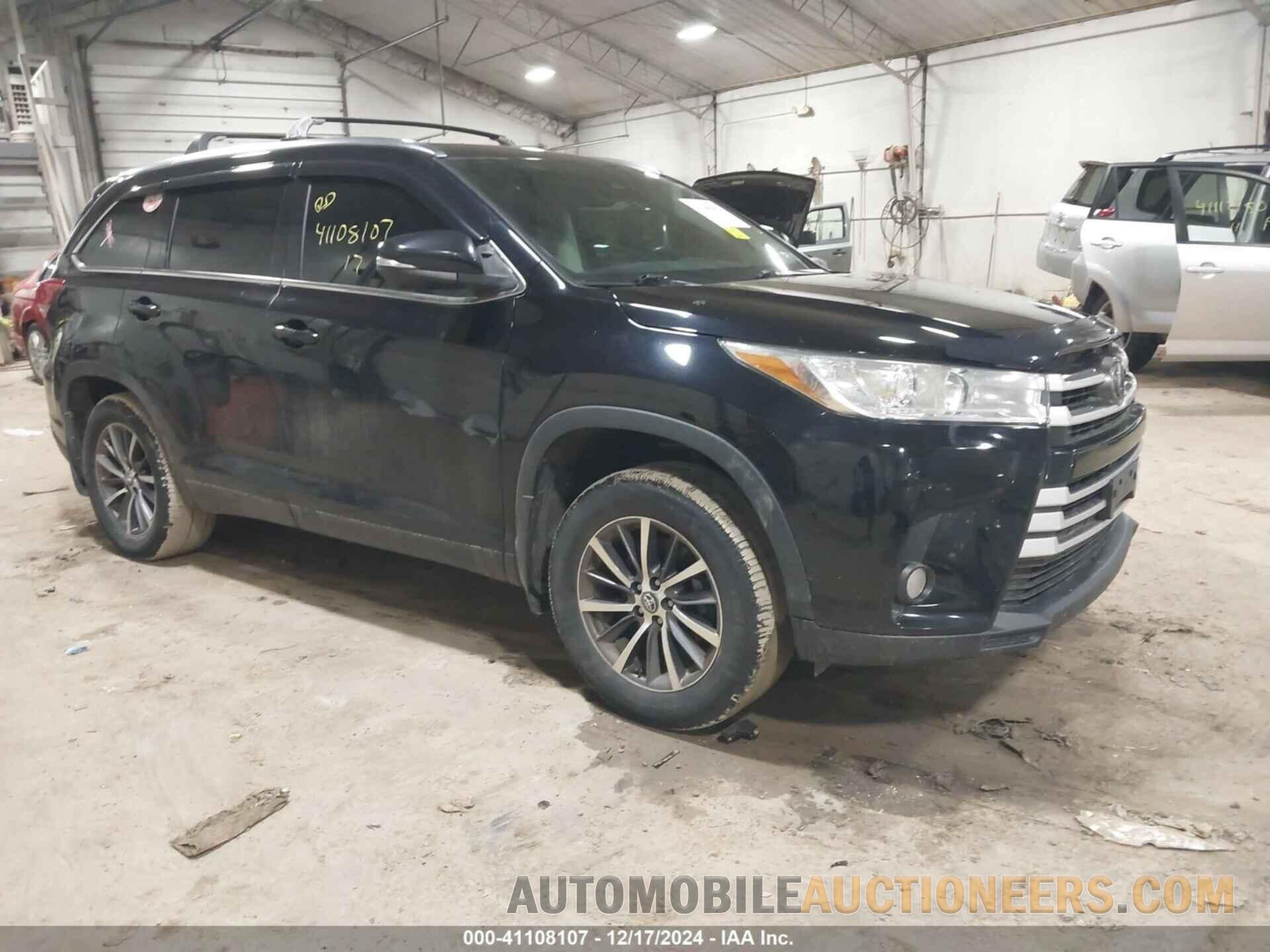 5TDJZRFHXHS366276 TOYOTA HIGHLANDER 2017