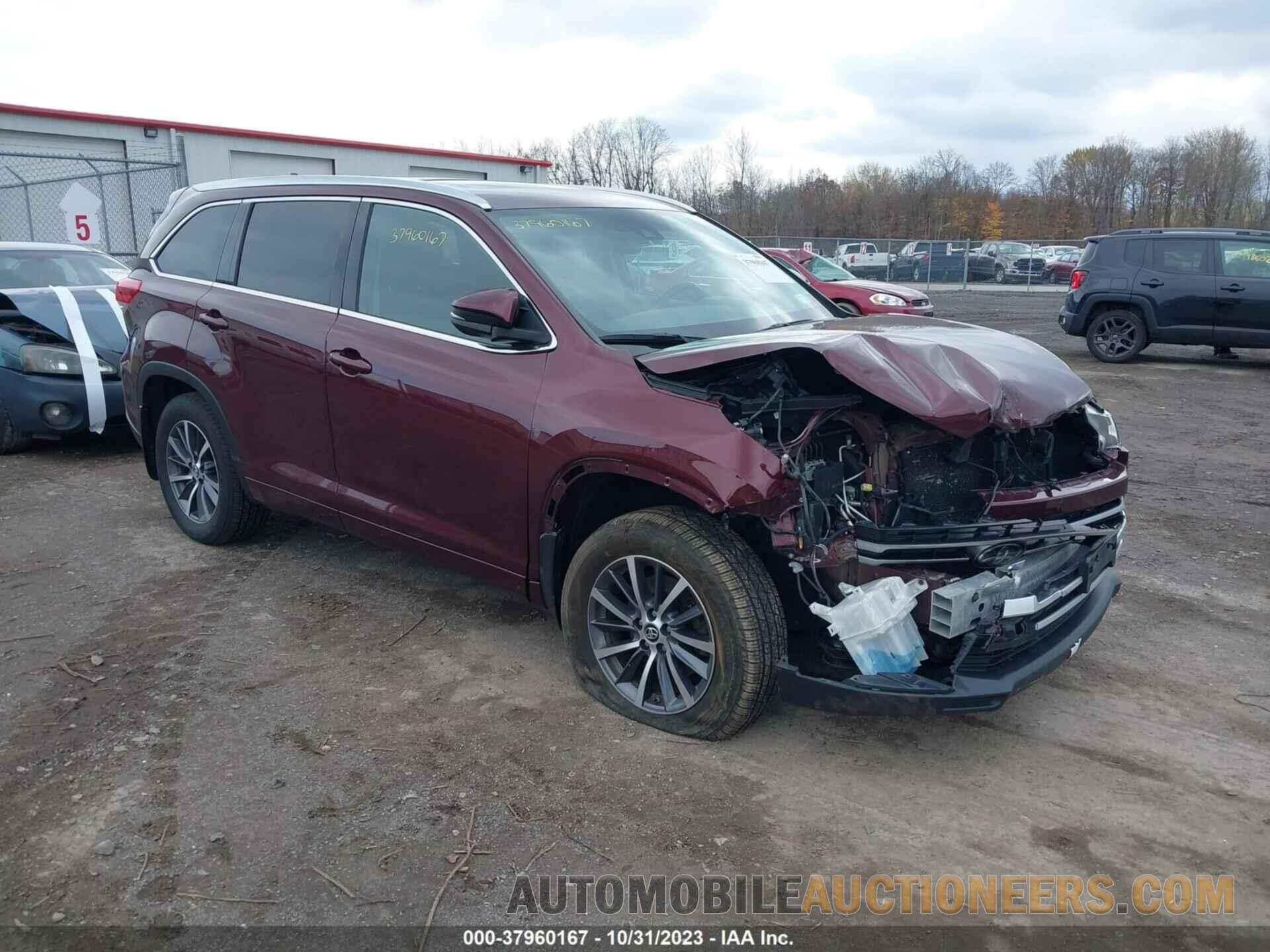 5TDJZRFHXHS407697 TOYOTA HIGHLANDER 2017