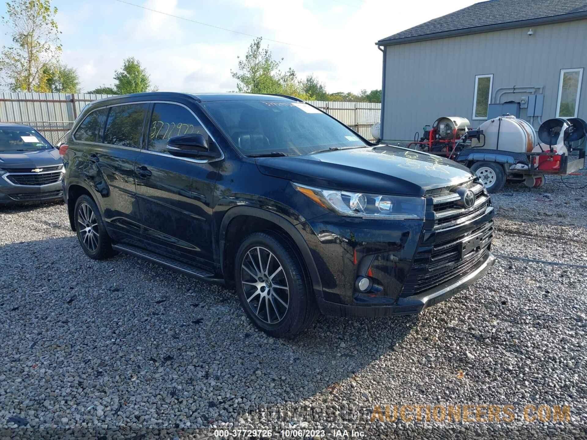 5TDJZRFHXHS431563 TOYOTA HIGHLANDER 2017