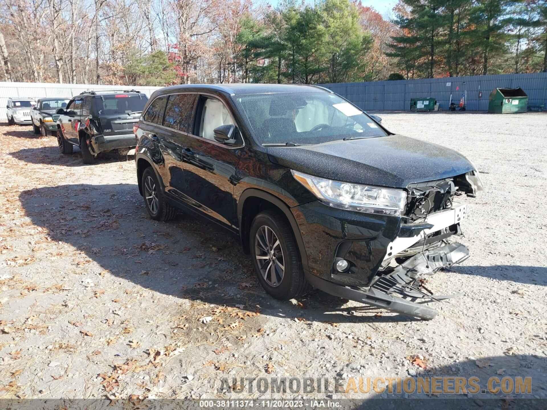 5TDJZRFHXHS433393 TOYOTA HIGHLANDER 2017