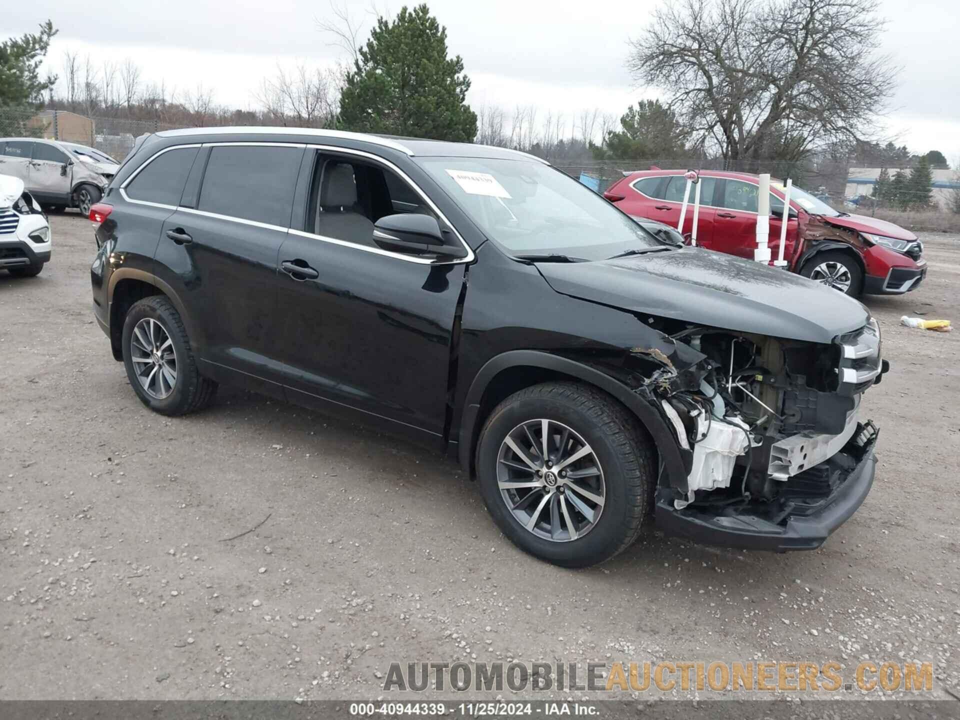 5TDJZRFHXHS443969 TOYOTA HIGHLANDER 2017