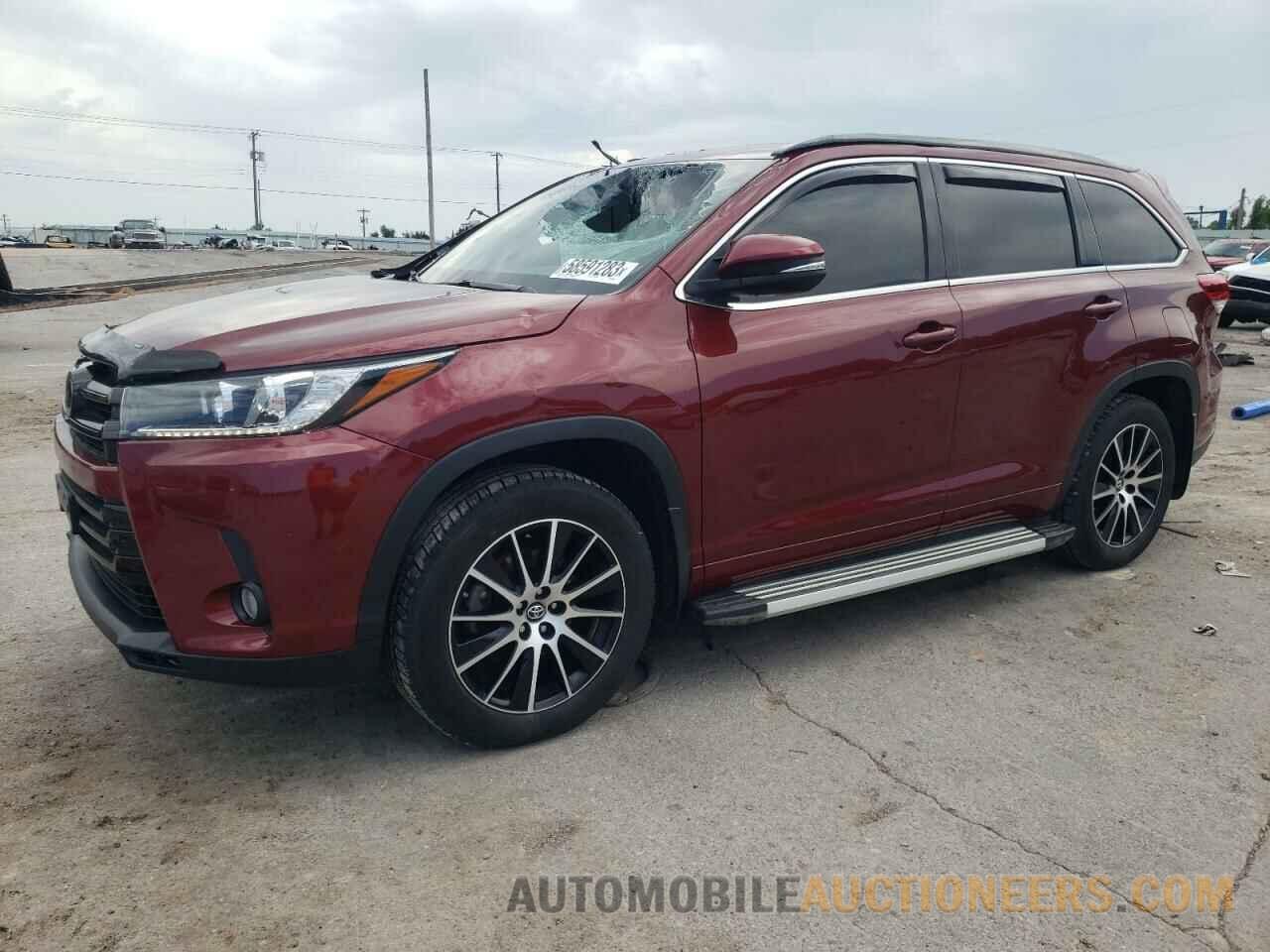 5TDJZRFHXHS480875 TOYOTA HIGHLANDER 2017