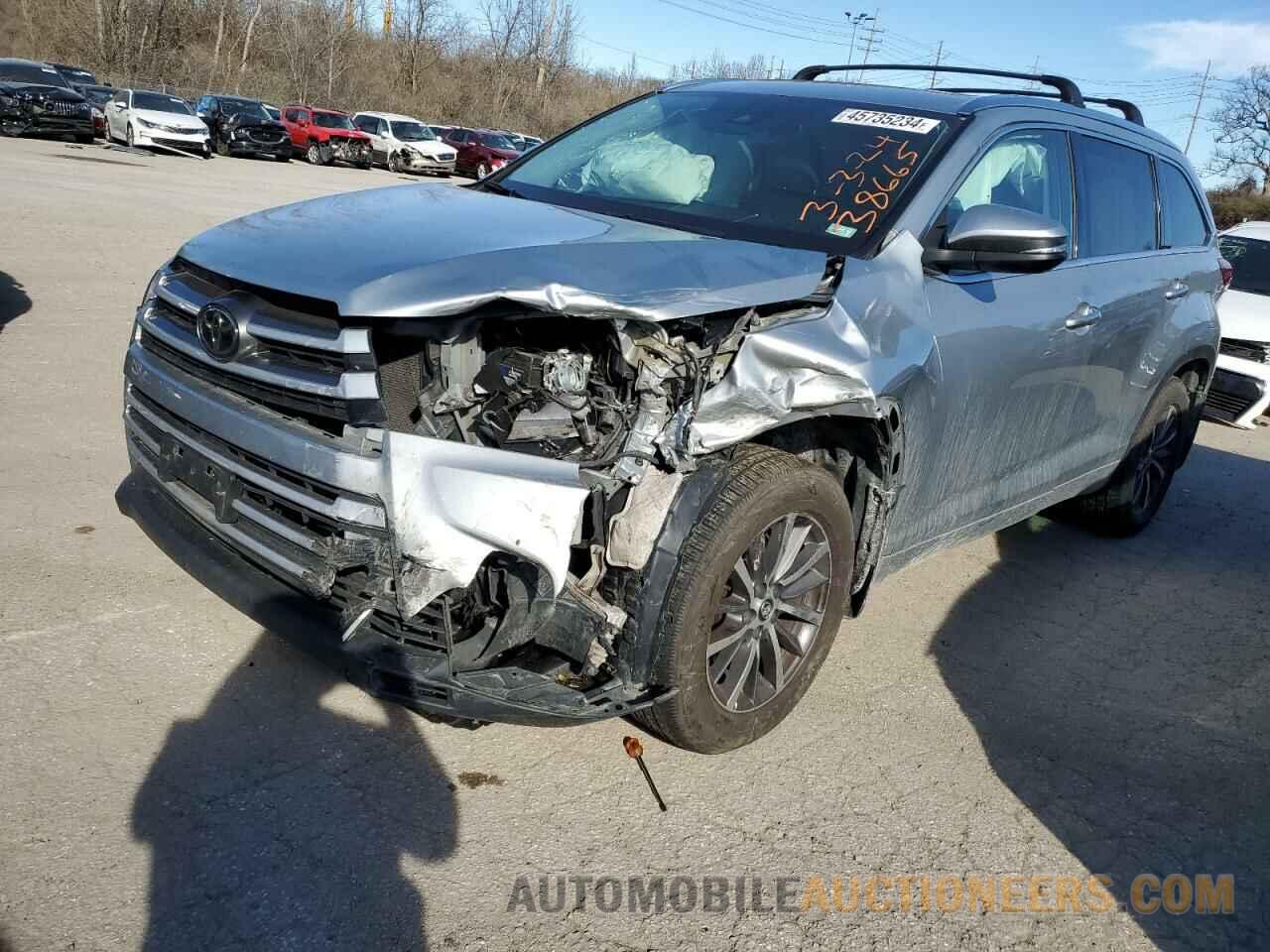 5TDJZRFHXHS514460 TOYOTA HIGHLANDER 2017