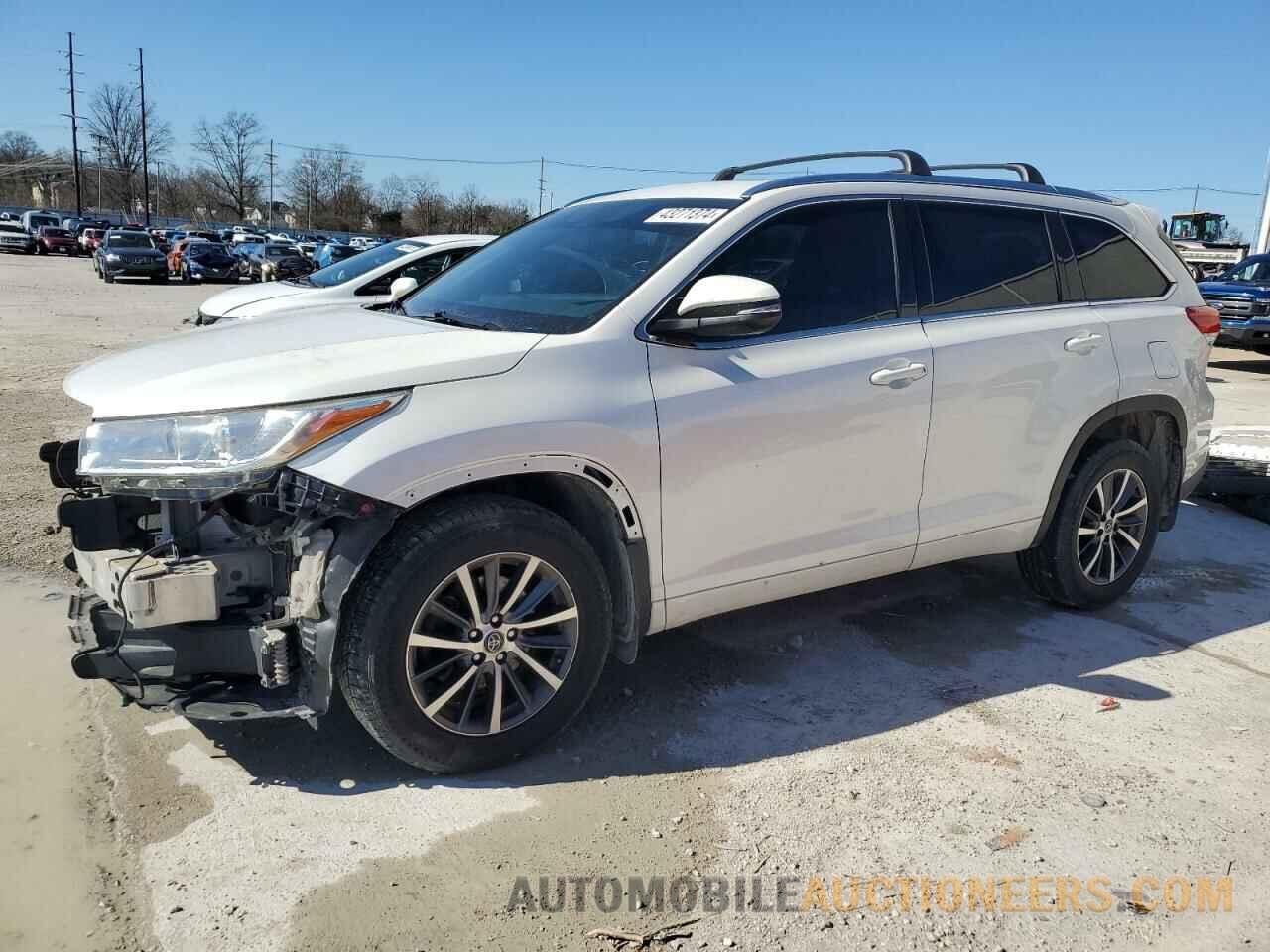 5TDJZRFHXJS490523 TOYOTA HIGHLANDER 2018