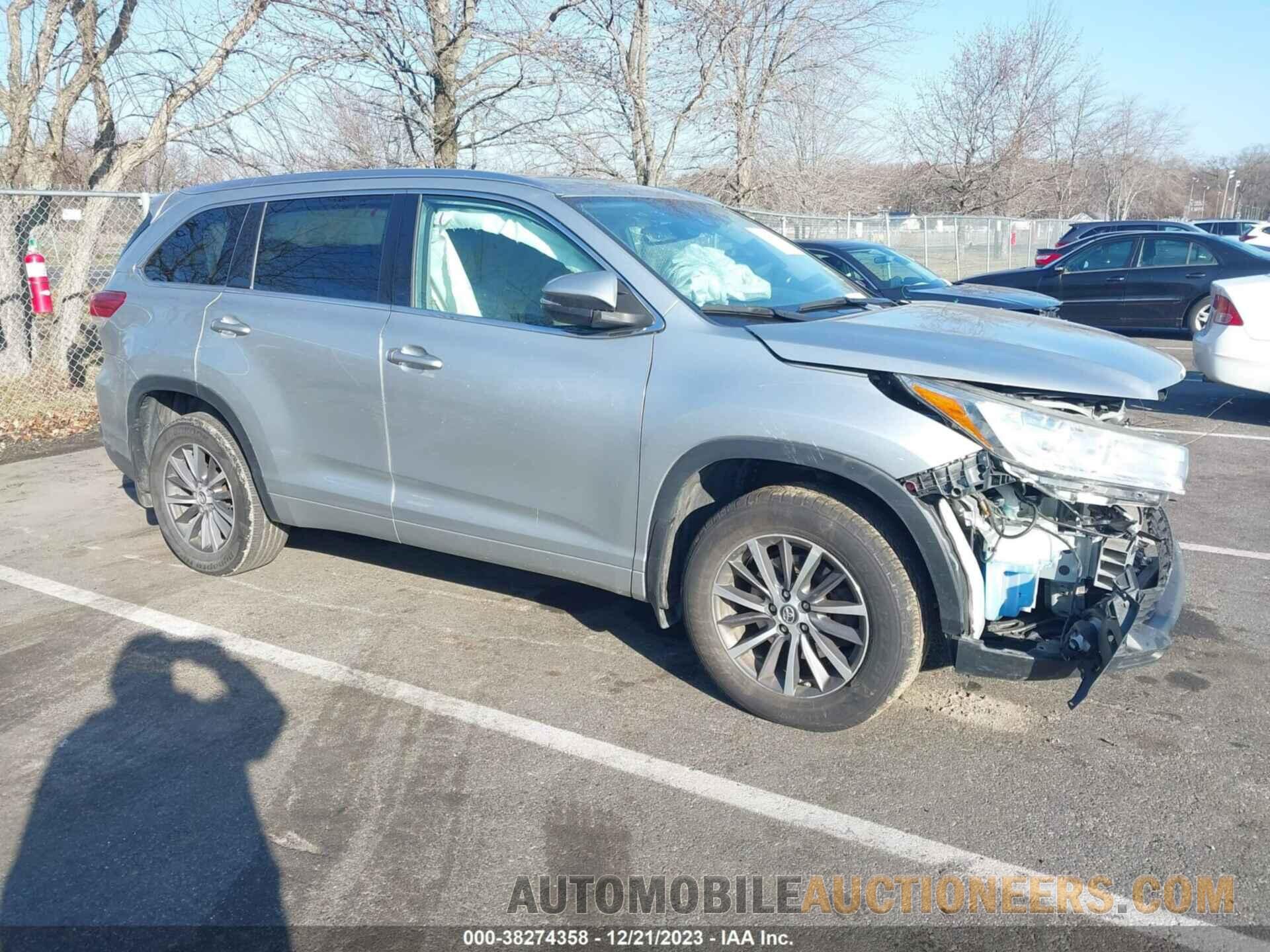 5TDJZRFHXJS532902 TOYOTA HIGHLANDER 2018