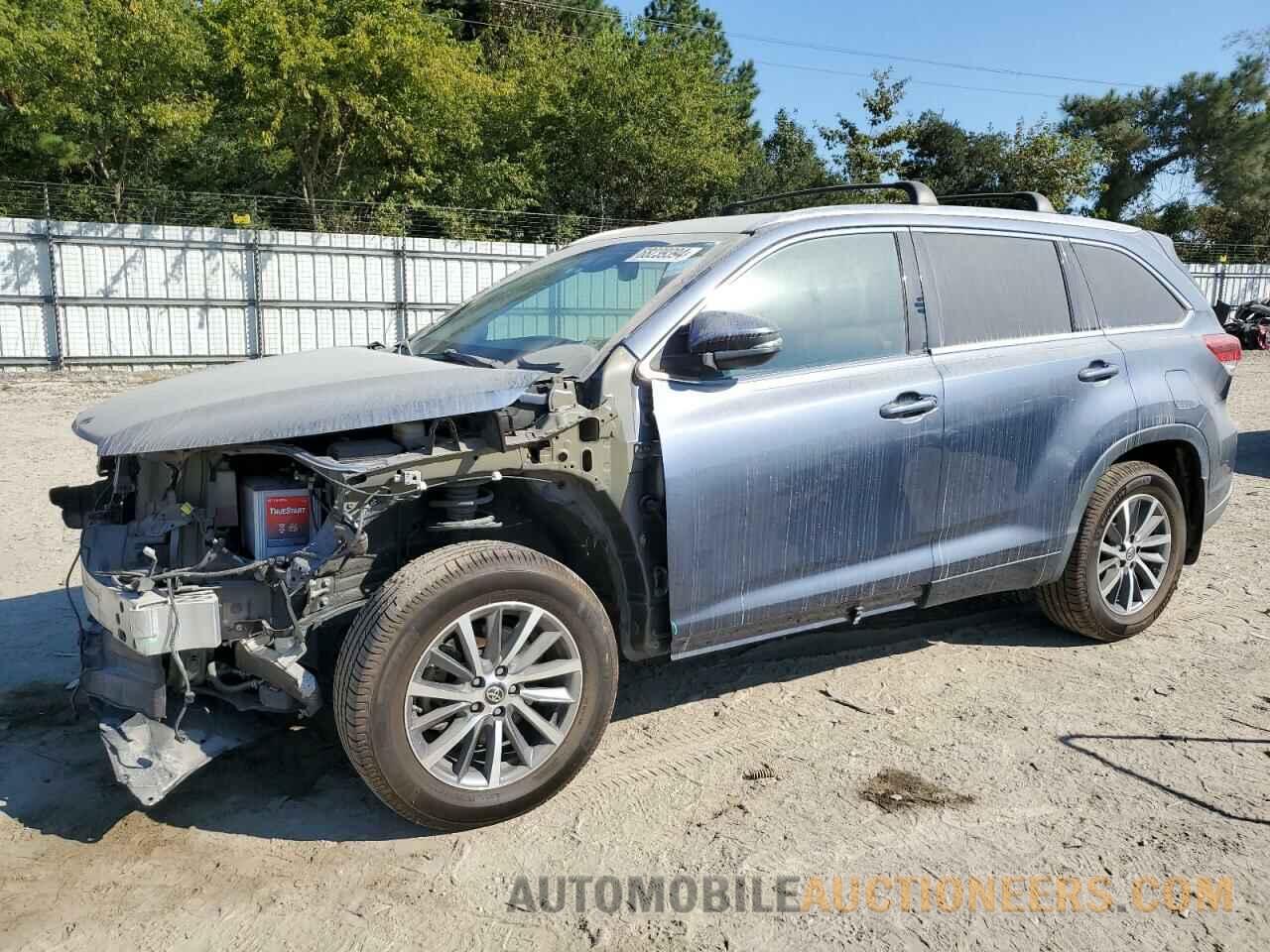 5TDJZRFHXJS814991 TOYOTA HIGHLANDER 2018