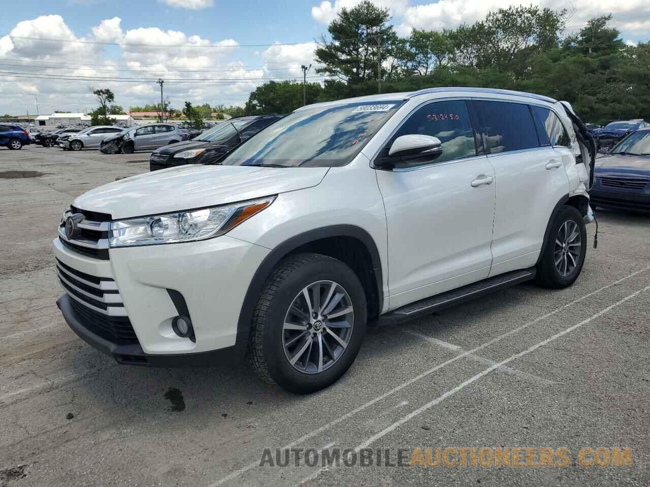 5TDJZRFHXJS825358 TOYOTA HIGHLANDER 2018