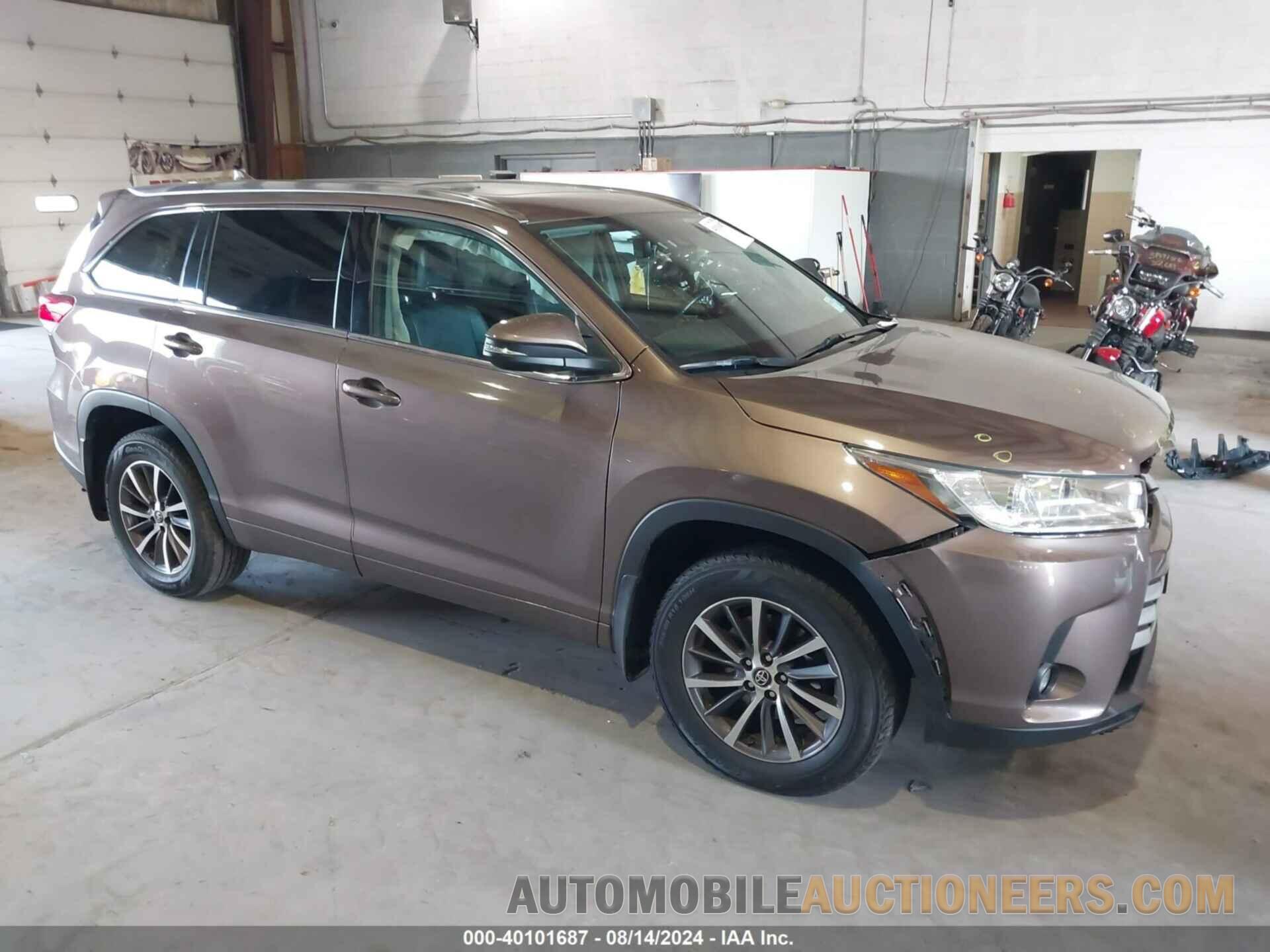 5TDJZRFHXJS874348 TOYOTA HIGHLANDER 2018