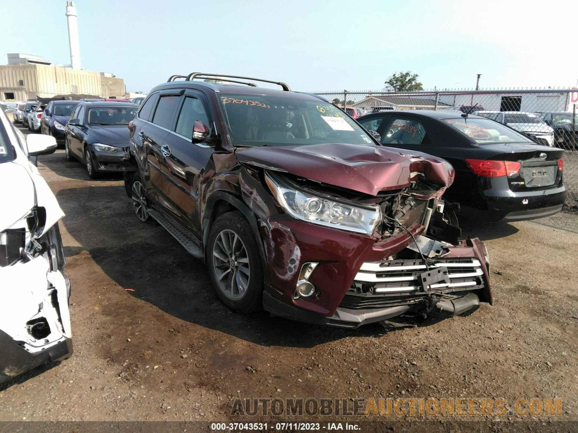 5TDJZRFHXJS877248 TOYOTA HIGHLANDER 2018