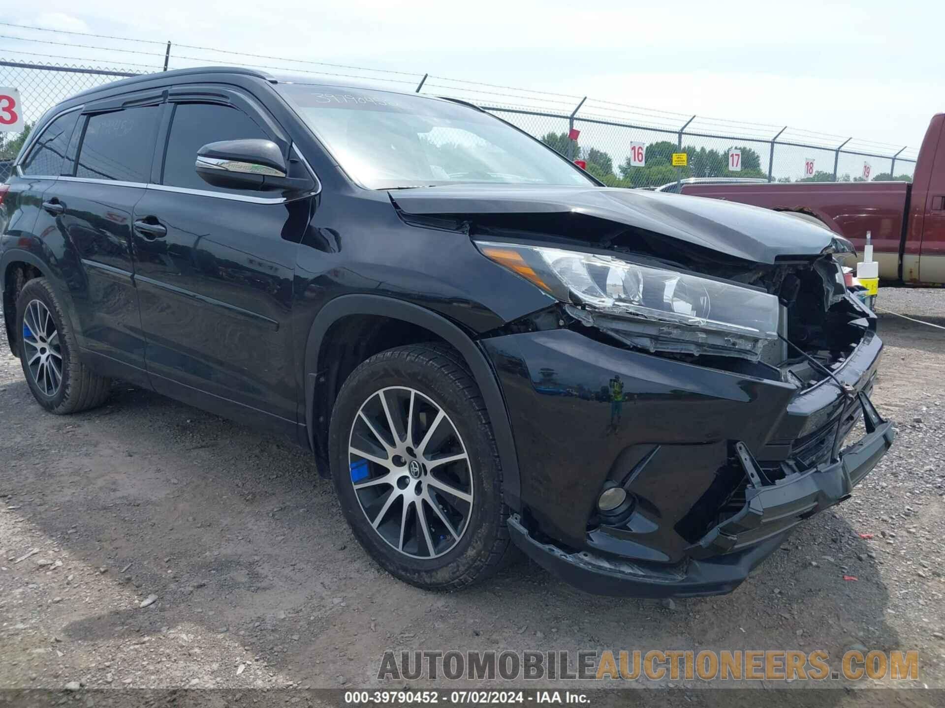 5TDJZRFHXJS900270 TOYOTA HIGHLANDER 2018