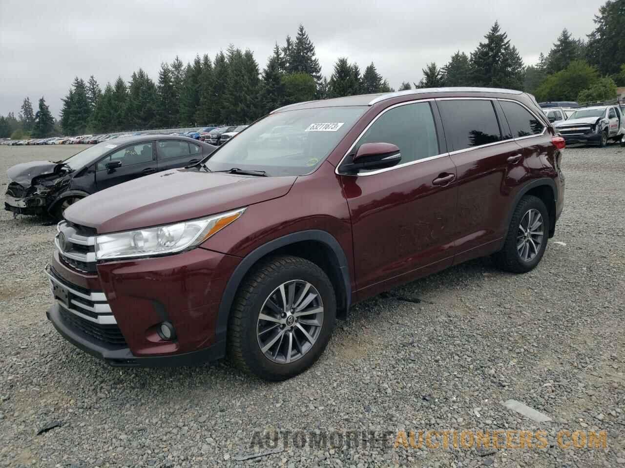 5TDJZRFHXJS908806 TOYOTA HIGHLANDER 2018