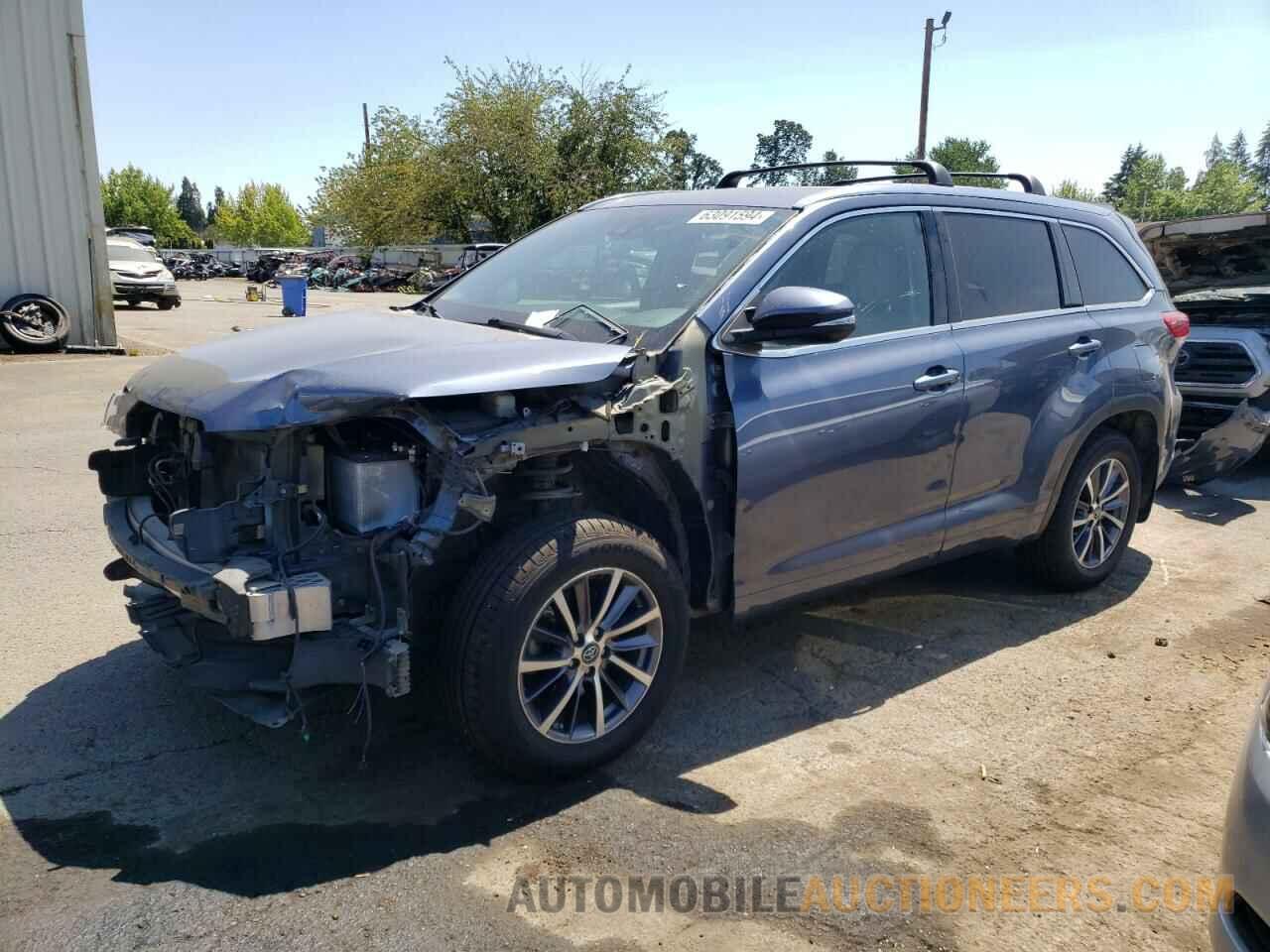 5TDJZRFHXJS910765 TOYOTA HIGHLANDER 2018