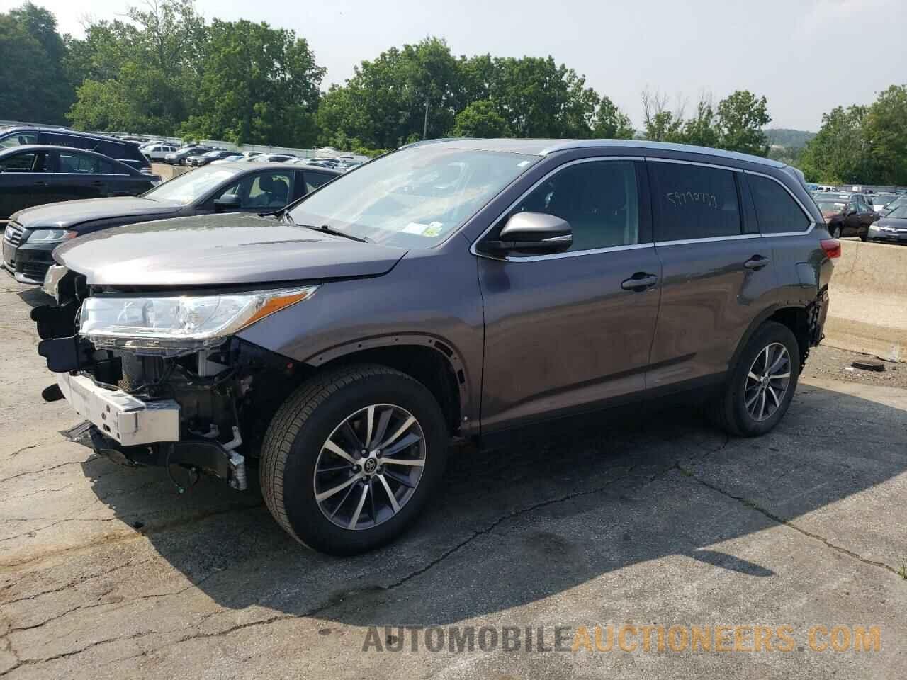 5TDJZRFHXKS578800 TOYOTA HIGHLANDER 2019