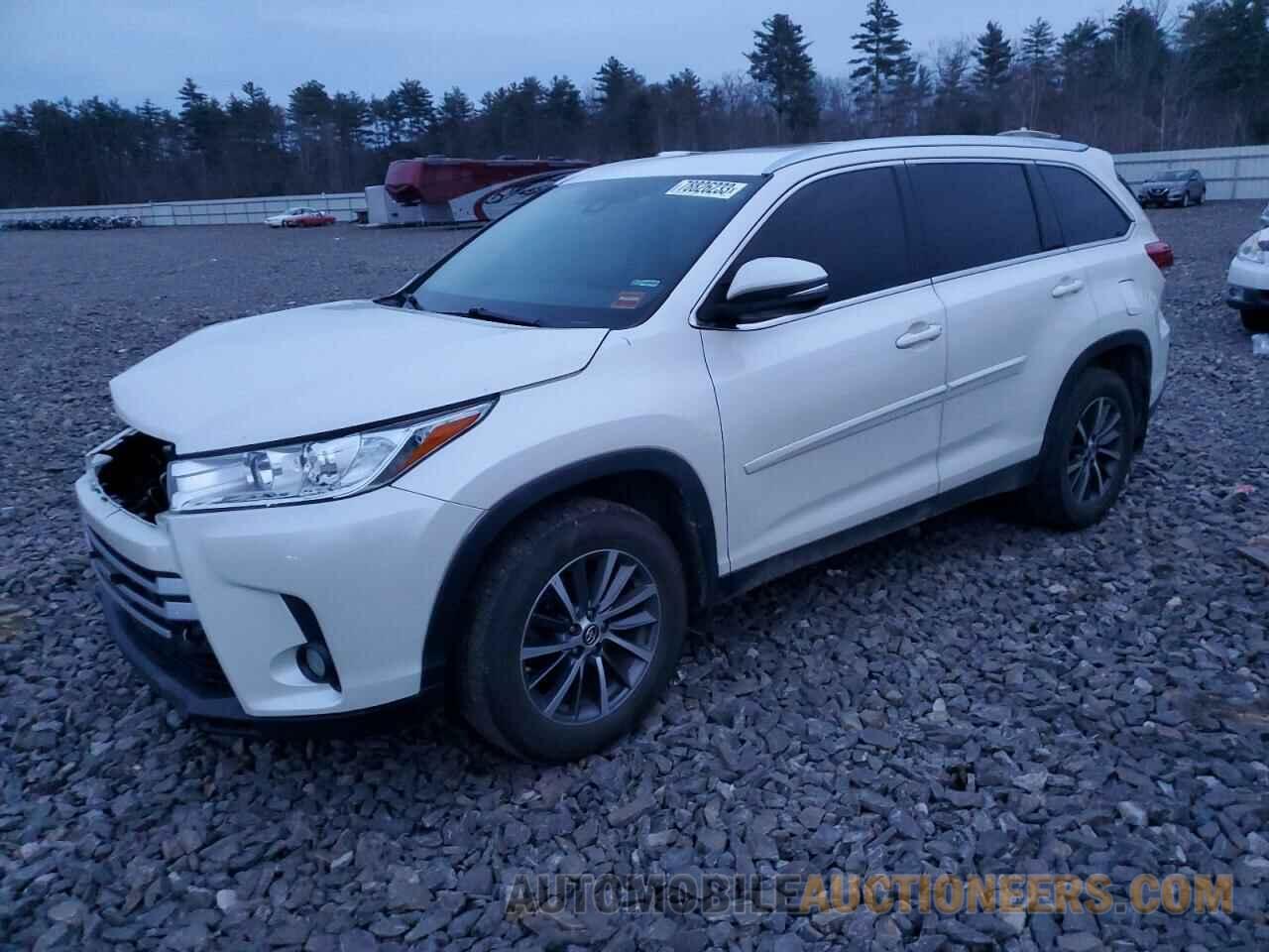 5TDJZRFHXKS586265 TOYOTA HIGHLANDER 2019