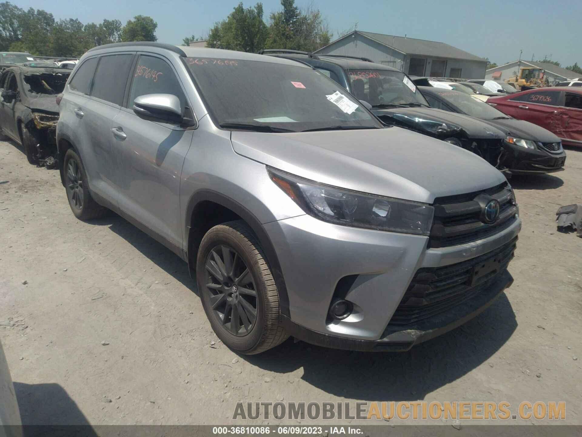 5TDJZRFHXKS605476 TOYOTA HIGHLANDER 2019