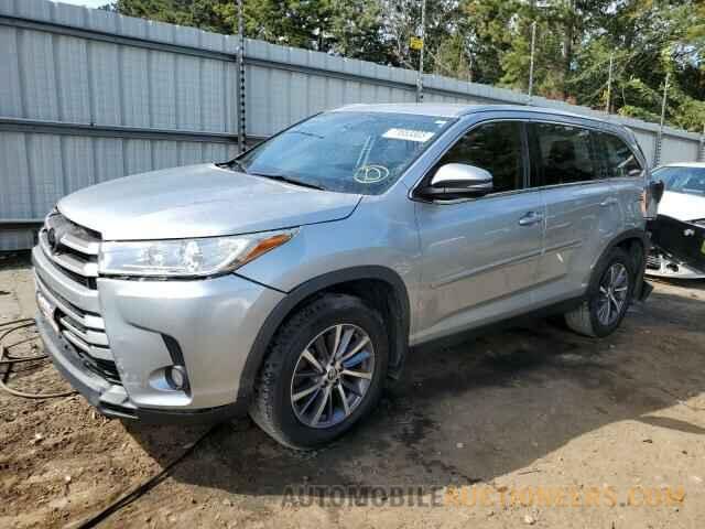 5TDJZRFHXKS613206 TOYOTA HIGHLANDER 2019