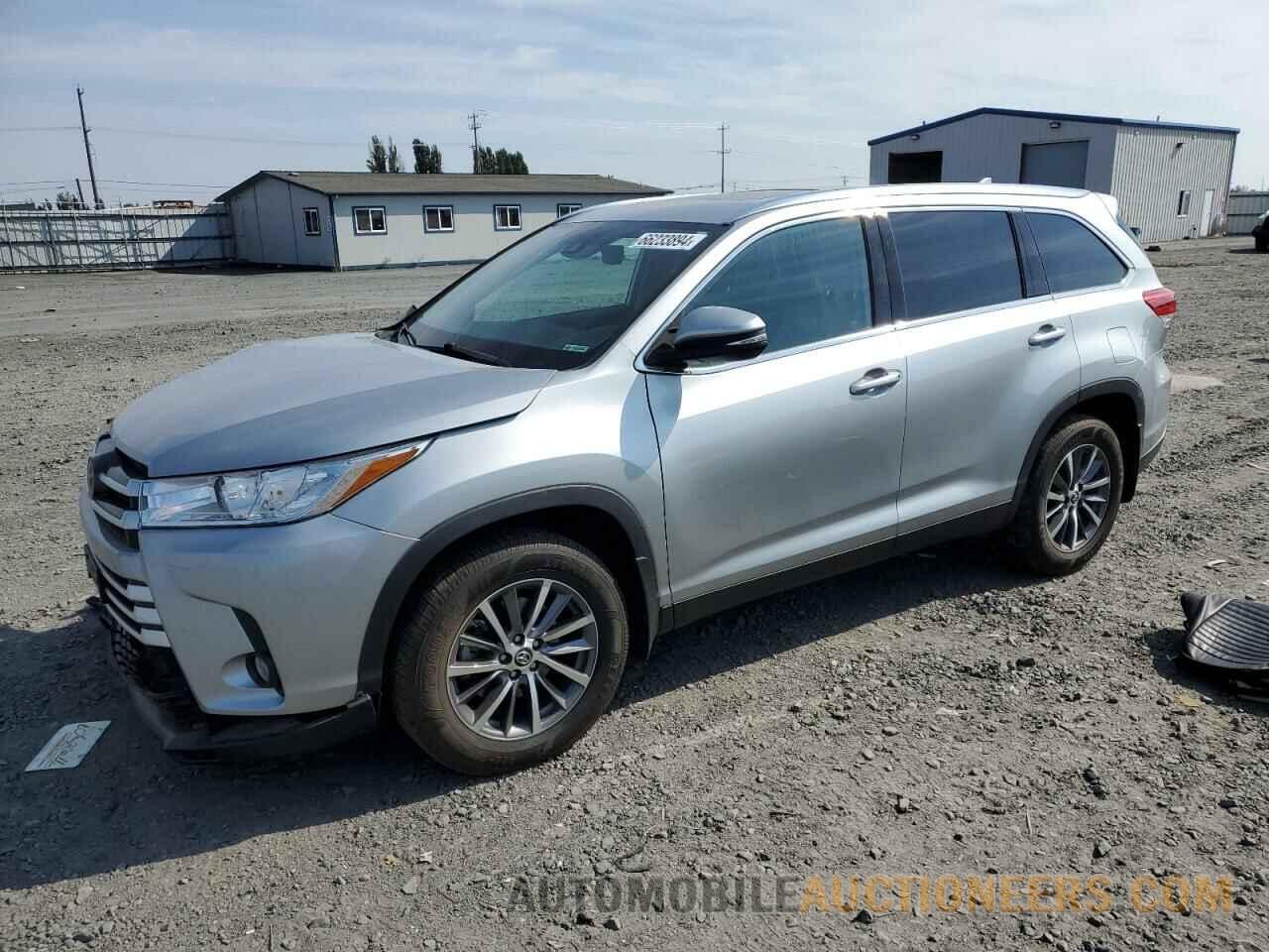 5TDJZRFHXKS616655 TOYOTA HIGHLANDER 2019