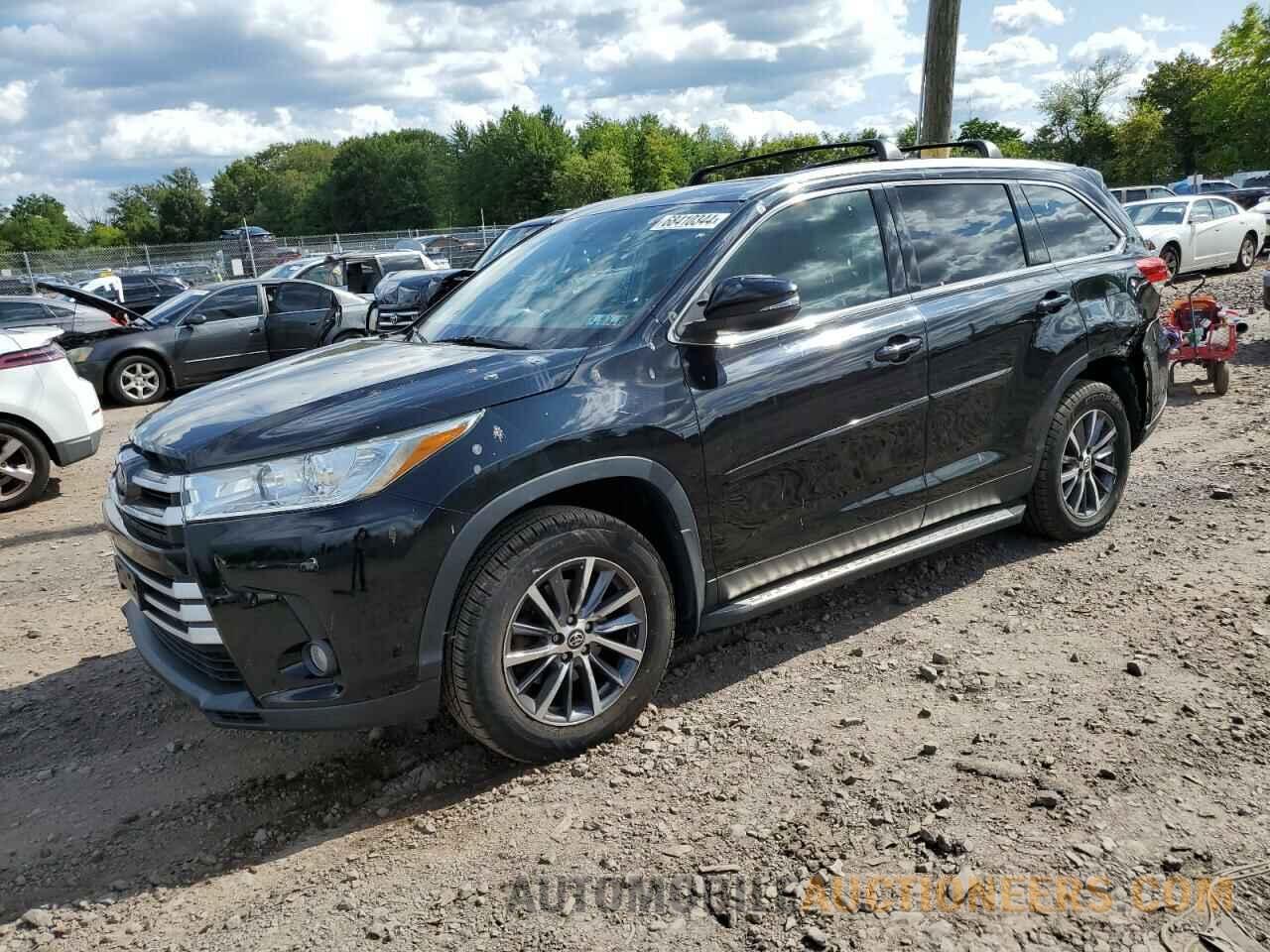 5TDJZRFHXKS928006 TOYOTA HIGHLANDER 2019