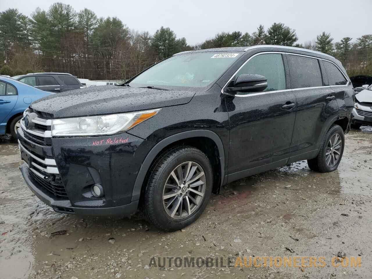 5TDJZRFHXKS962463 TOYOTA HIGHLANDER 2019