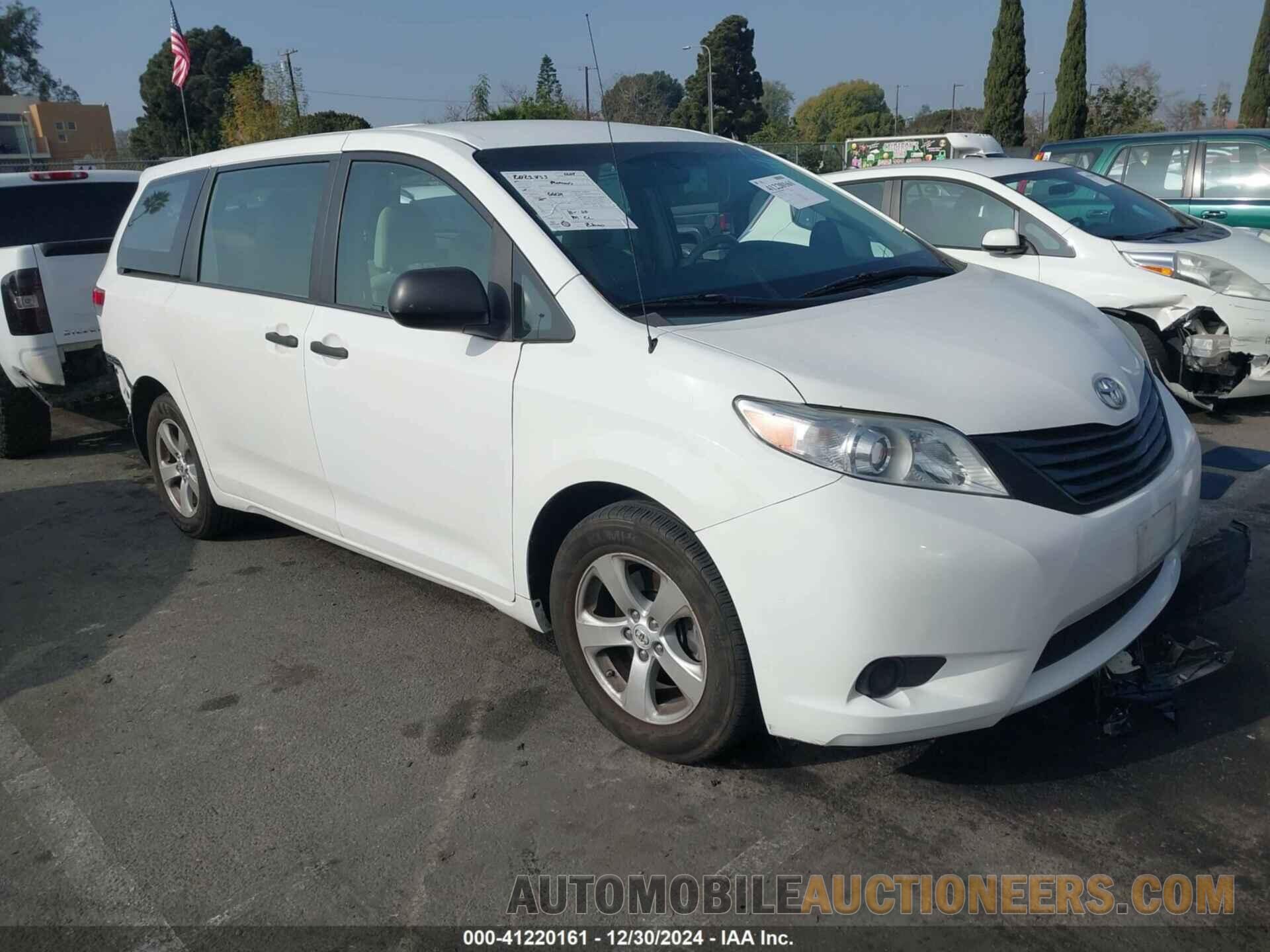 5TDKA3DC2CS015337 TOYOTA SIENNA 2012