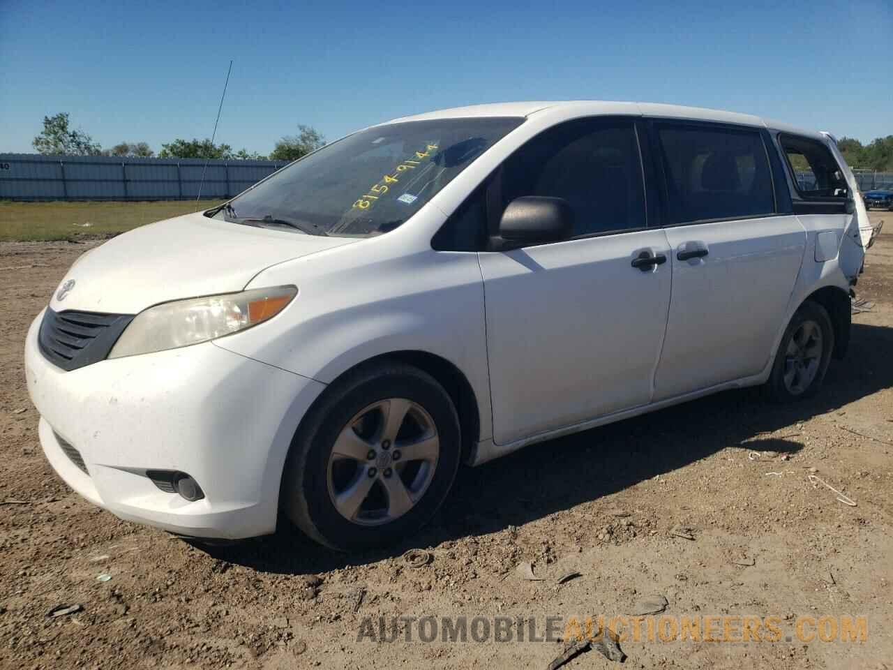 5TDKA3DCXBS007842 TOYOTA SIENNA 2011