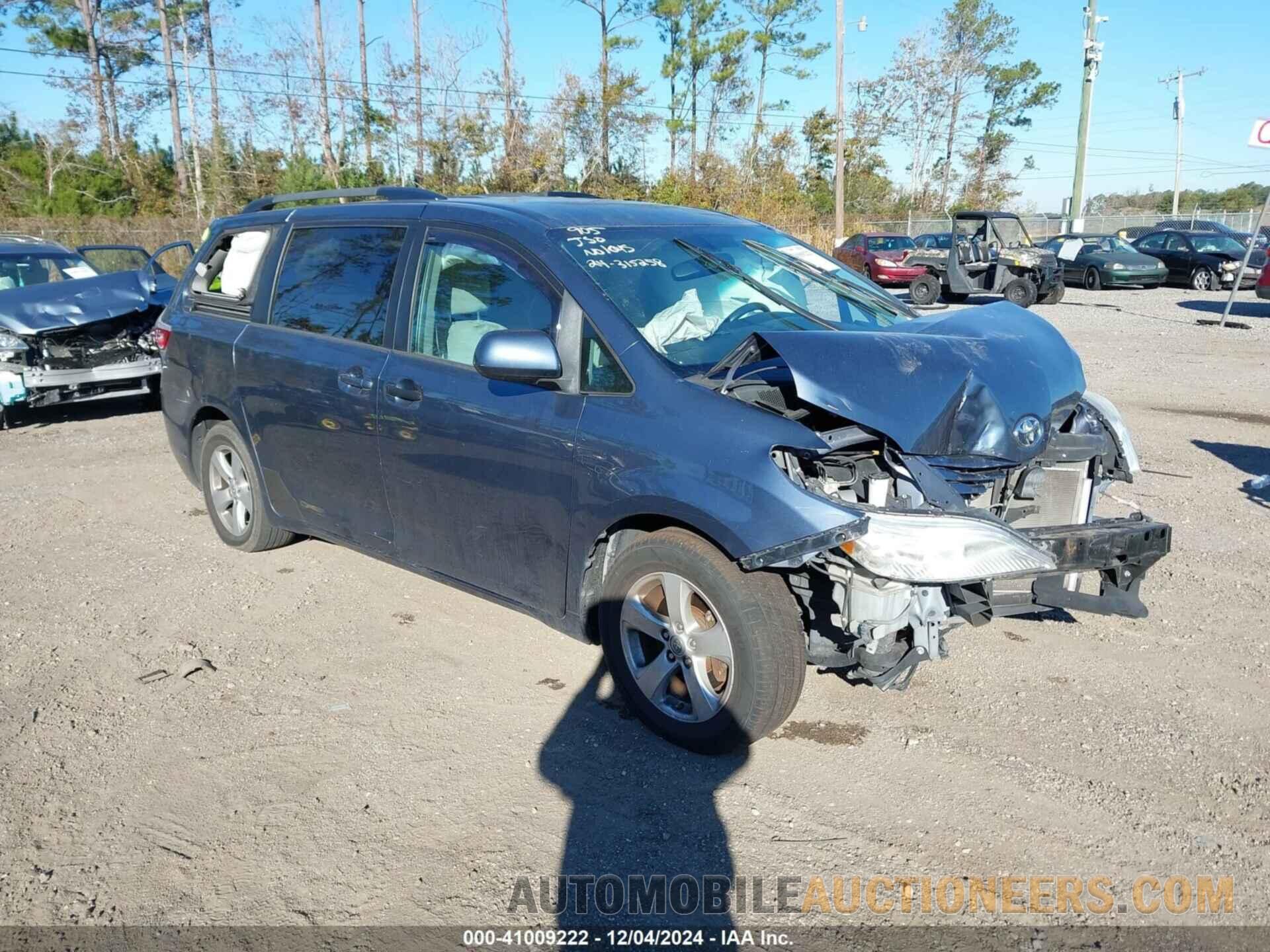 5TDKK3DC0FS626629 TOYOTA SIENNA 2015