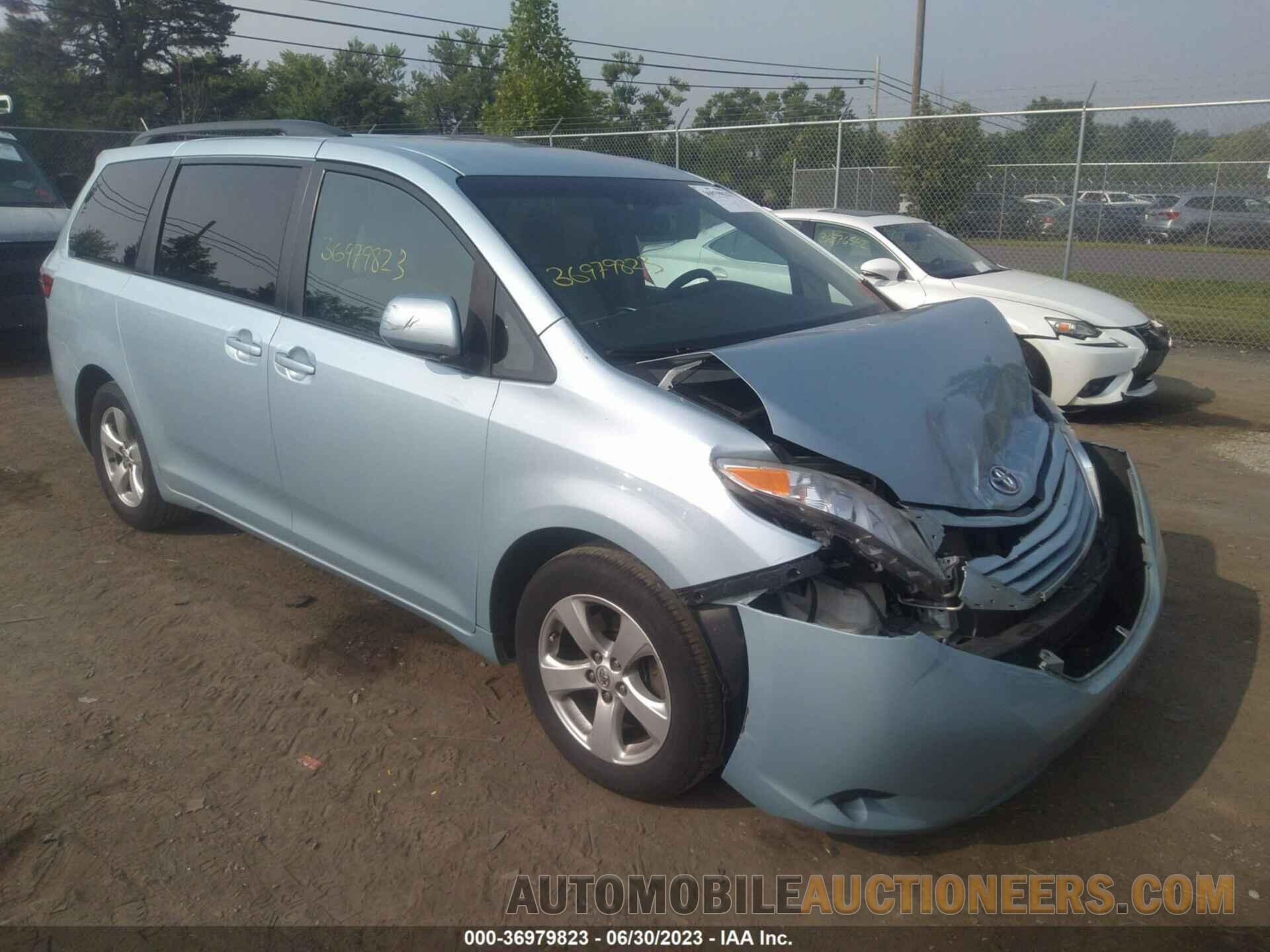 5TDKK3DC0GS702478 TOYOTA SIENNA 2016