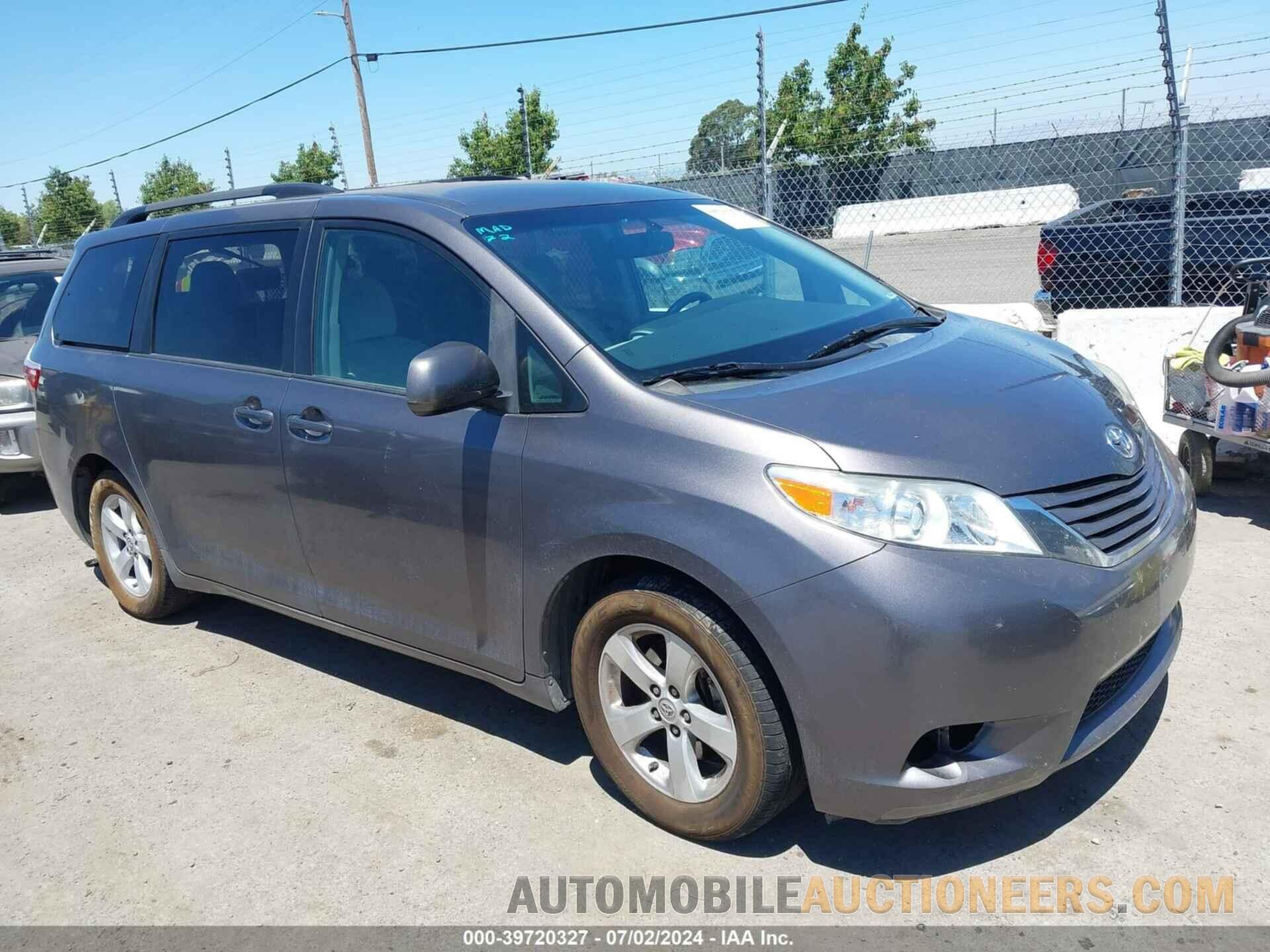 5TDKK3DC0GS709866 TOYOTA SIENNA 2016