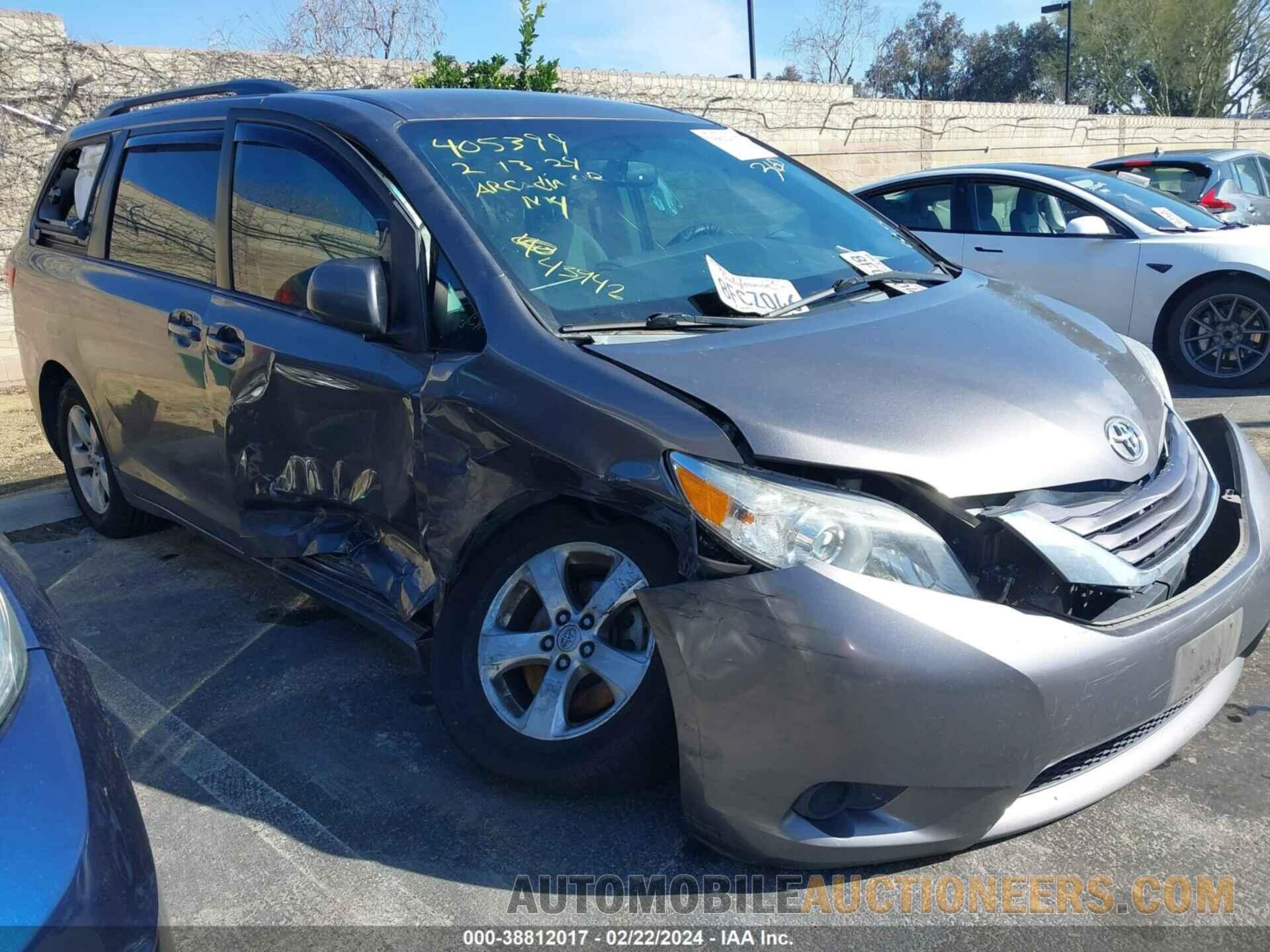 5TDKK3DC0GS724416 TOYOTA SIENNA 2016