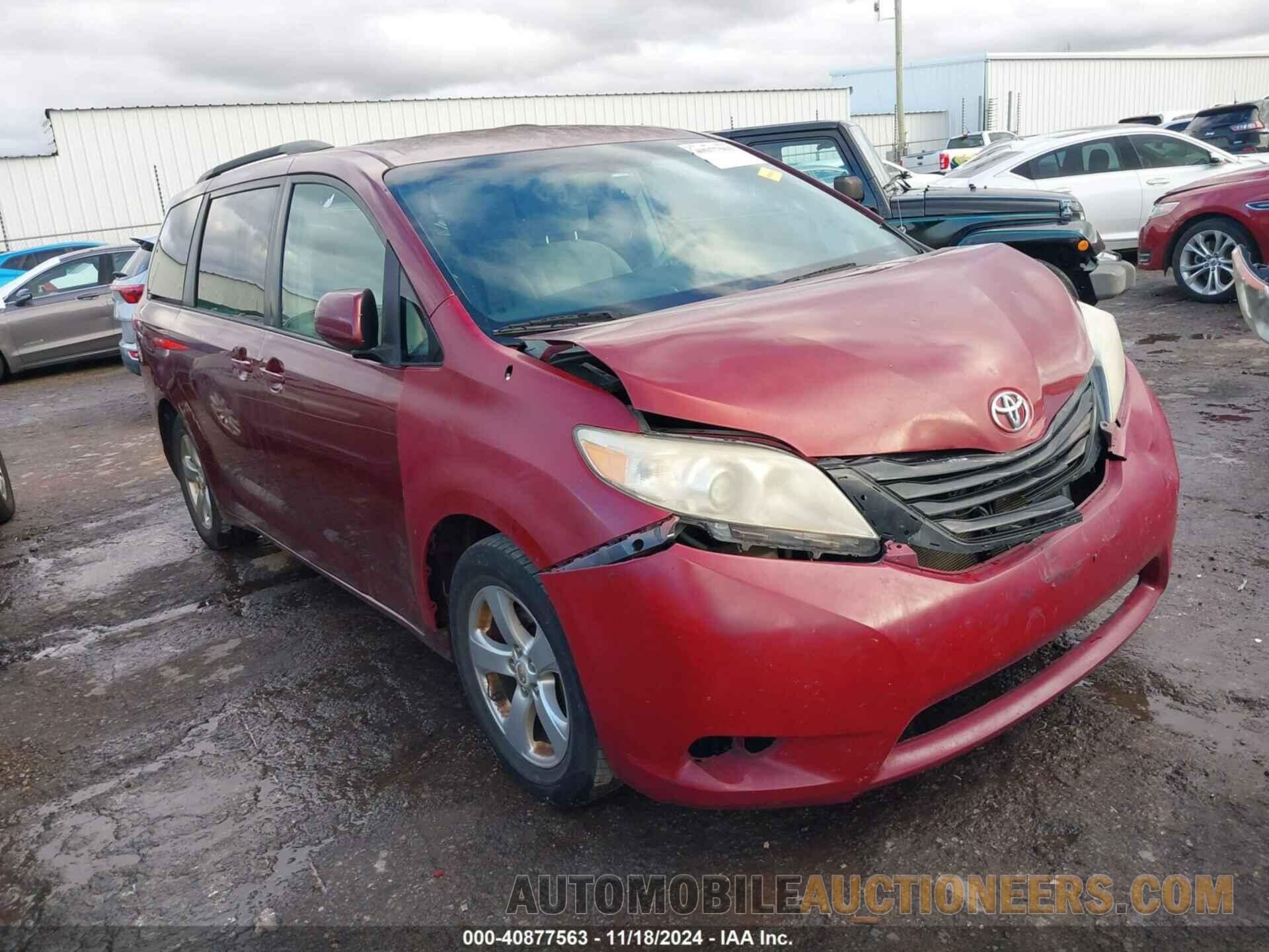 5TDKK3DC1CS258473 TOYOTA SIENNA 2012