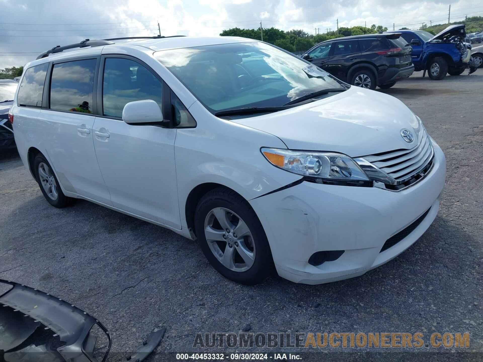 5TDKK3DC1FS575903 TOYOTA SIENNA 2015