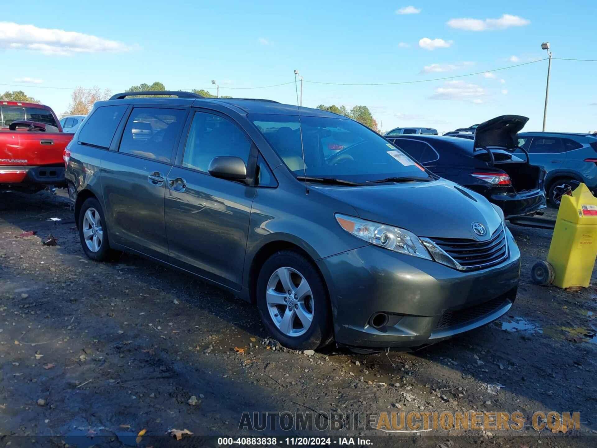 5TDKK3DC2CS191575 TOYOTA SIENNA 2012