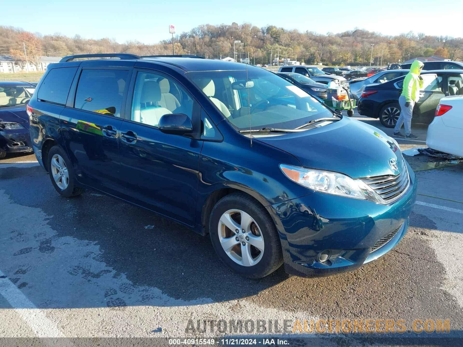 5TDKK3DC2CS222355 TOYOTA SIENNA 2012