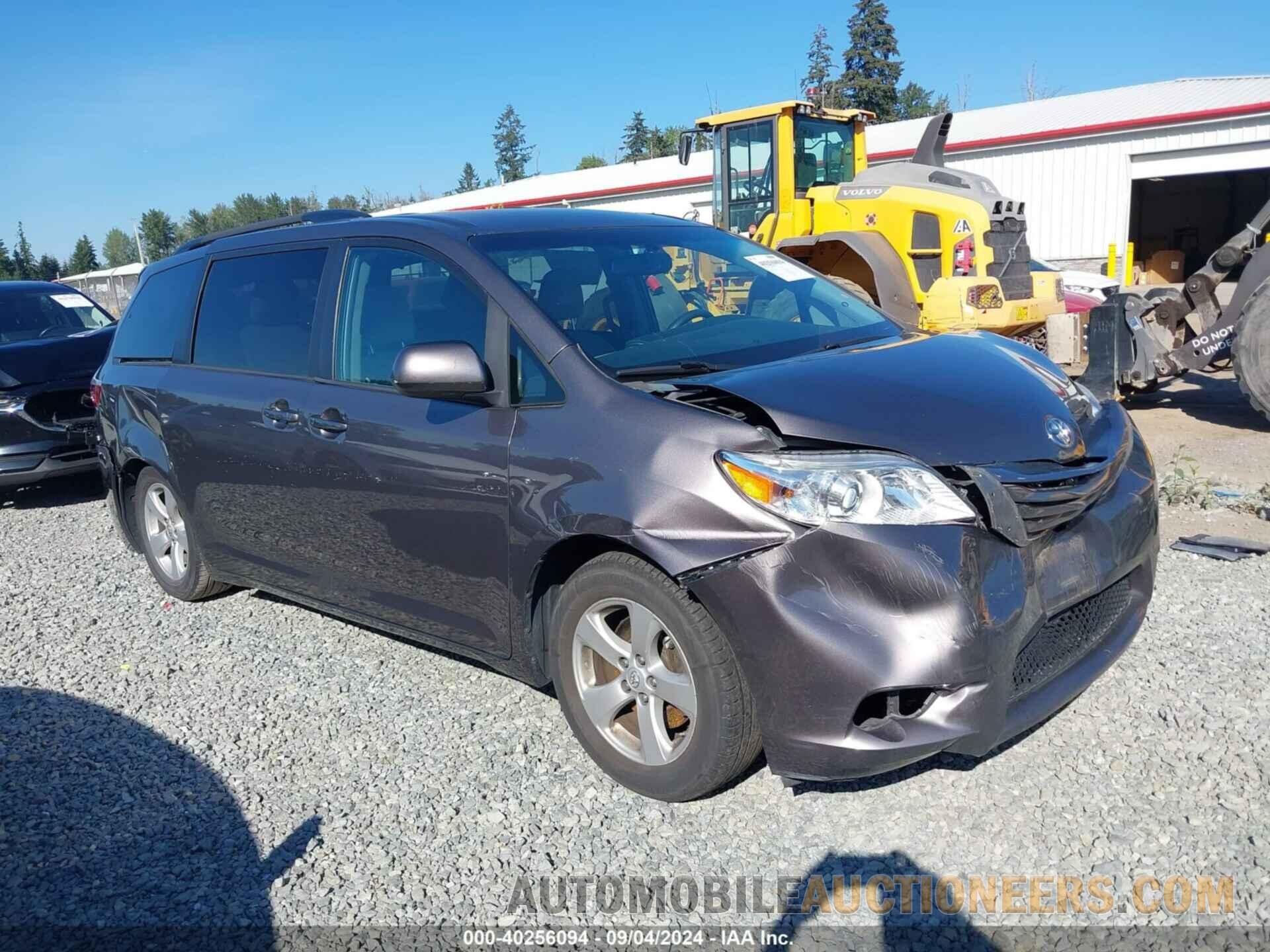 5TDKK3DC2FS556082 TOYOTA SIENNA 2015