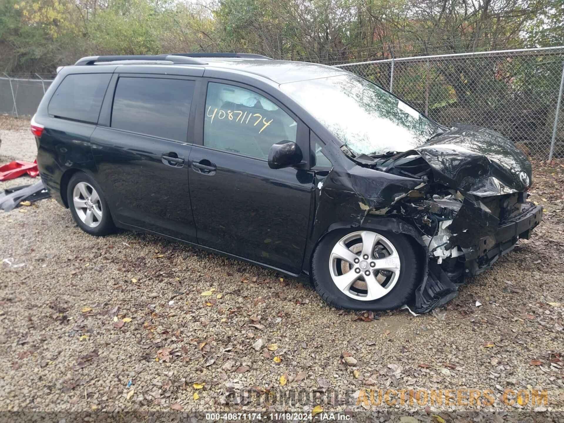 5TDKK3DC2FS603465 TOYOTA SIENNA 2015