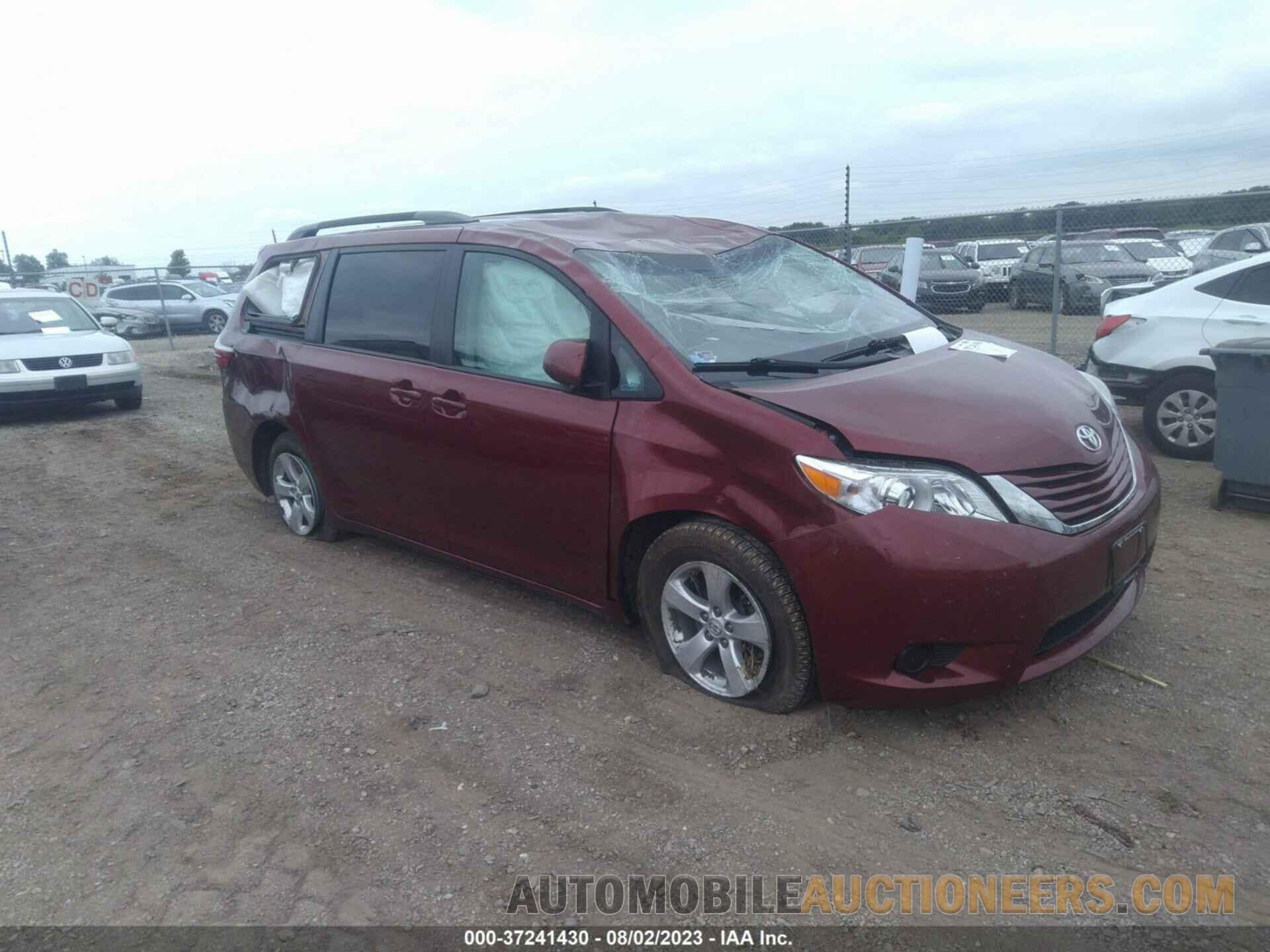 5TDKK3DC2FS646073 TOYOTA SIENNA 2015