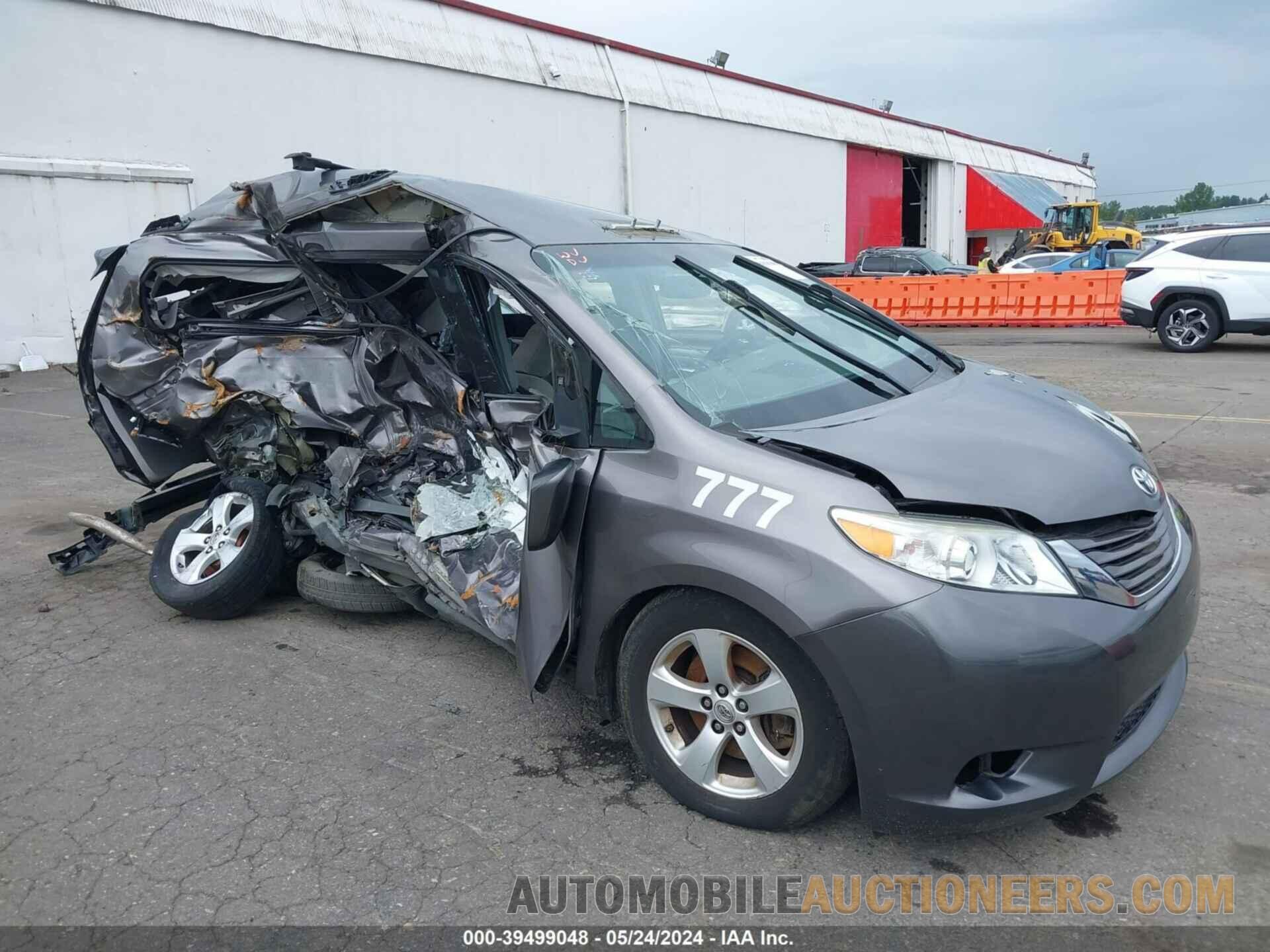 5TDKK3DC2GS746076 TOYOTA SIENNA 2016