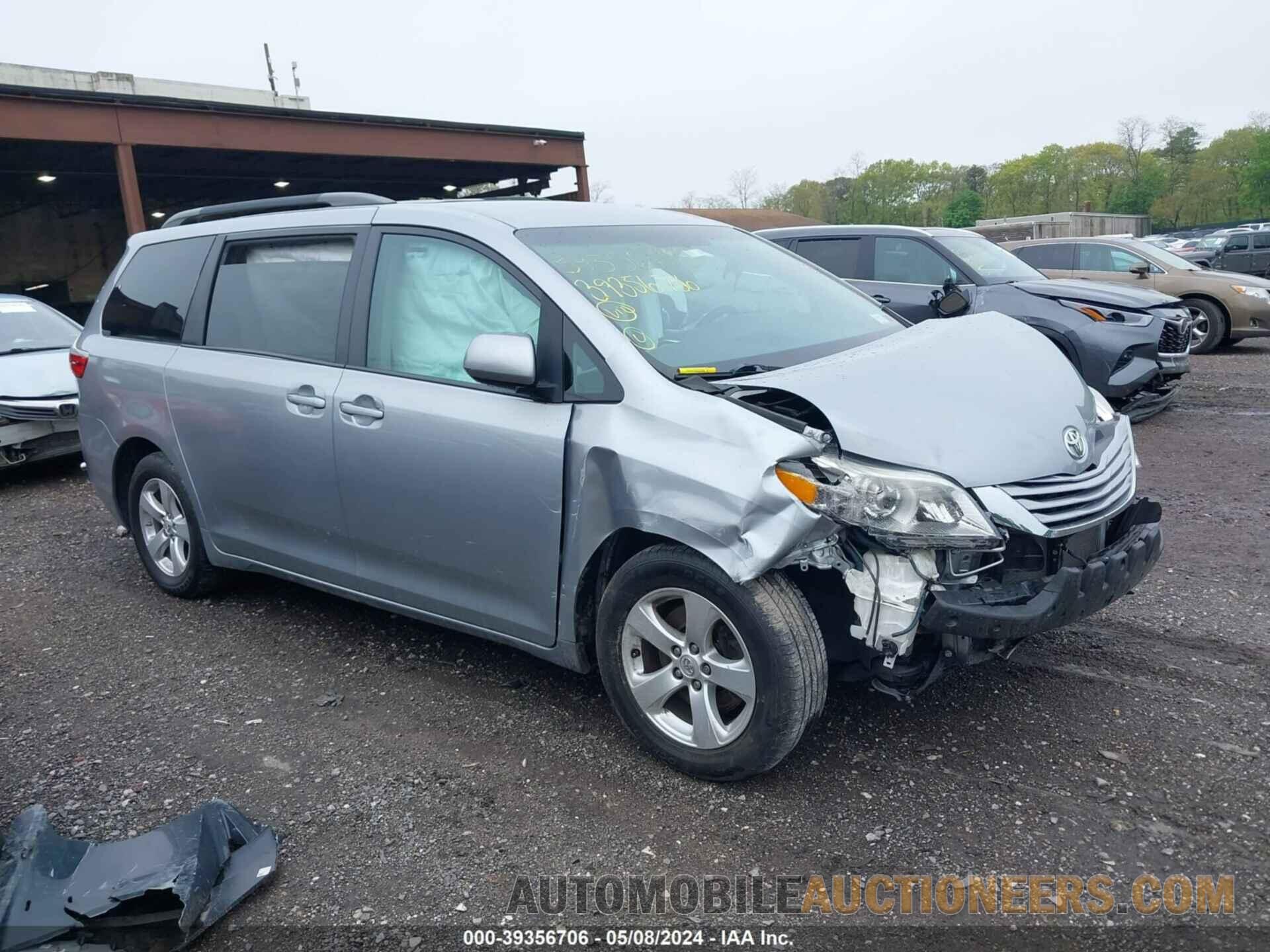 5TDKK3DC2GS752881 TOYOTA SIENNA 2016