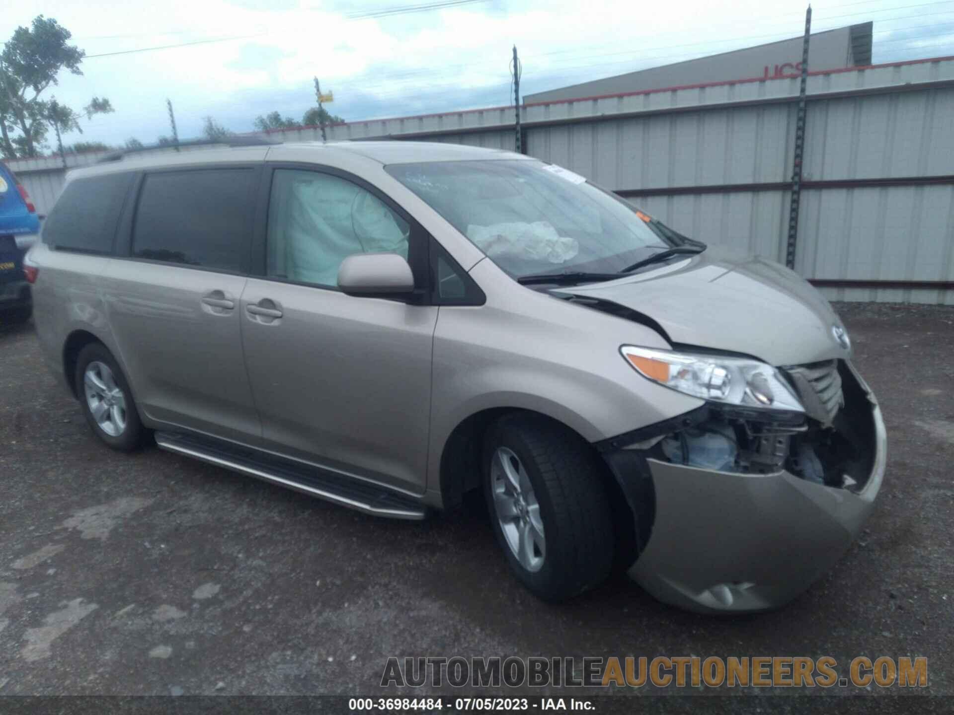 5TDKK3DC3FS581749 TOYOTA SIENNA 2015