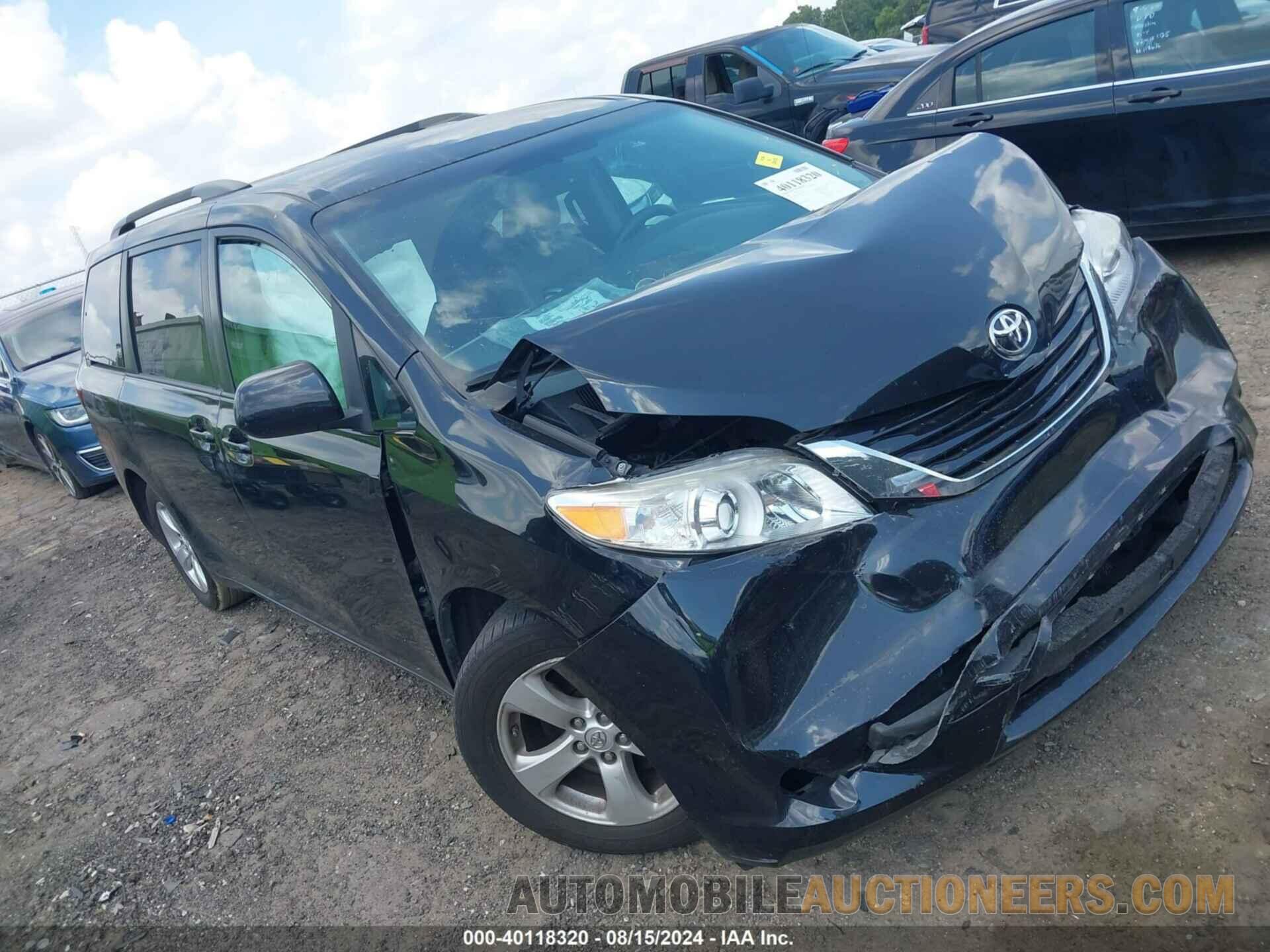 5TDKK3DC3FS590628 TOYOTA SIENNA 2015