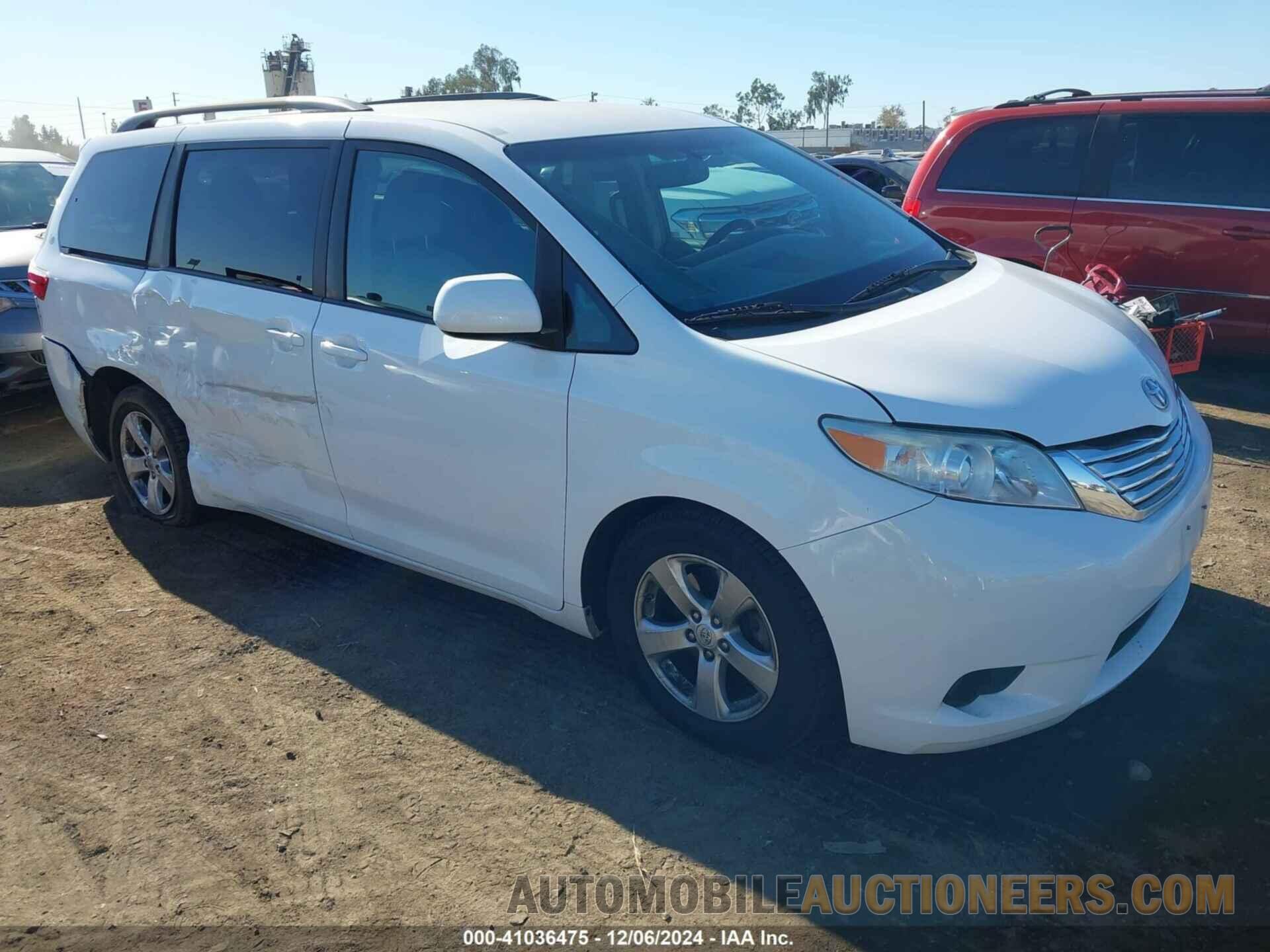 5TDKK3DC3FS657504 TOYOTA SIENNA 2015