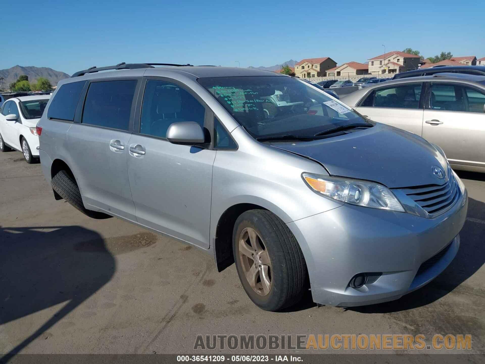 5TDKK3DC3GS746331 TOYOTA SIENNA 2016