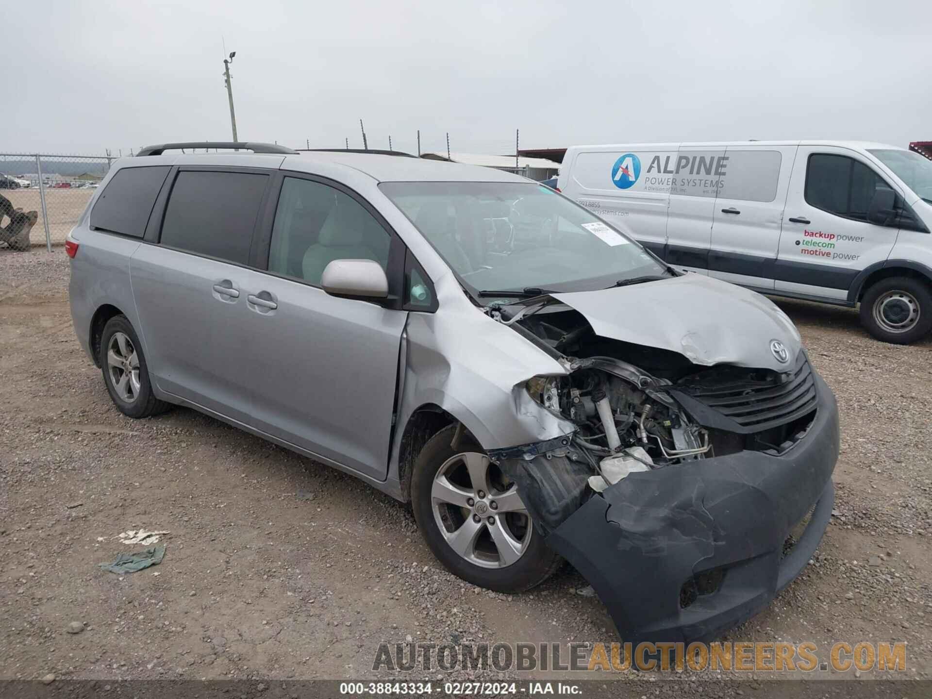 5TDKK3DC3GS747320 TOYOTA SIENNA 2016