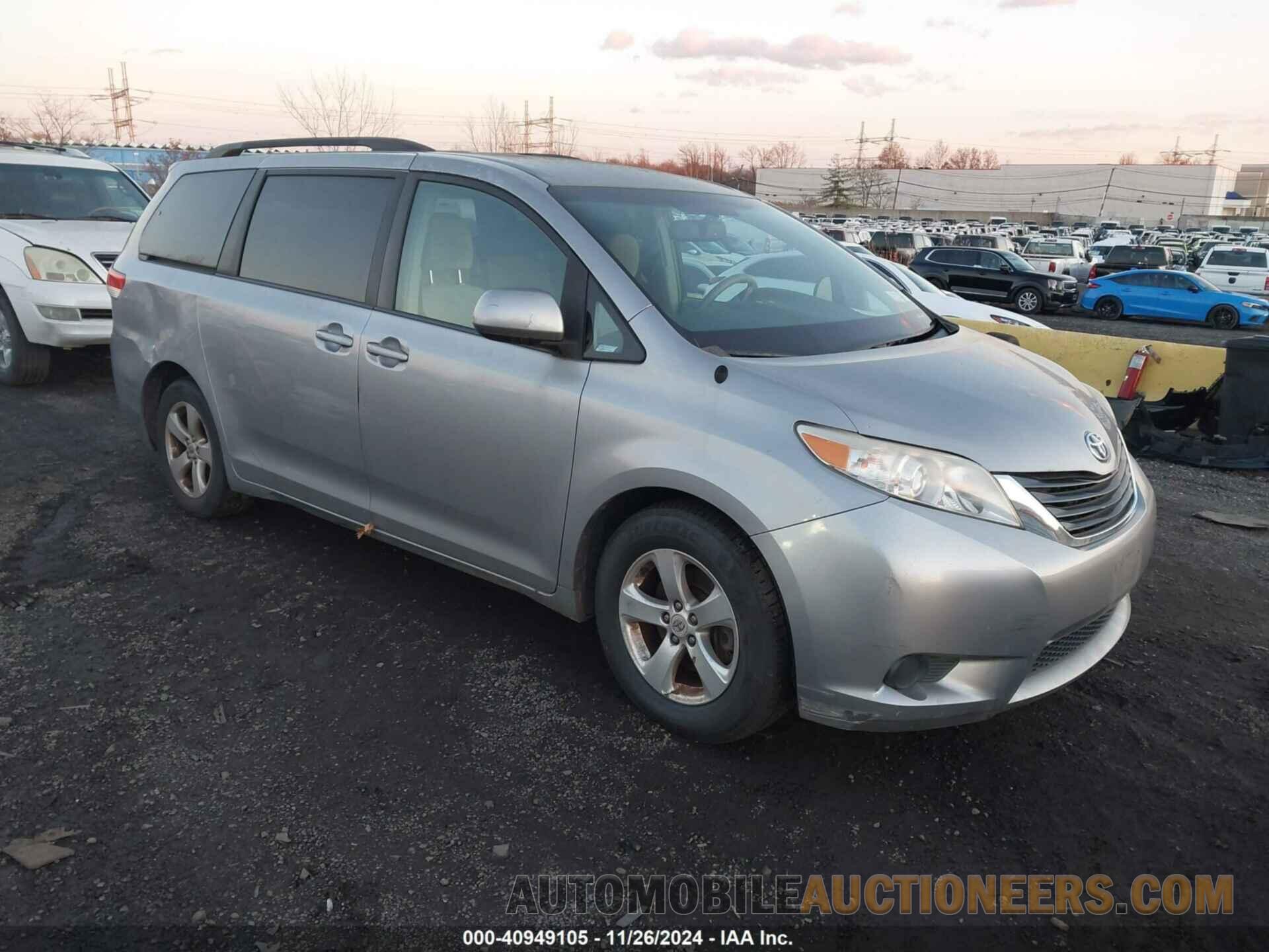 5TDKK3DC4CS253543 TOYOTA SIENNA 2012