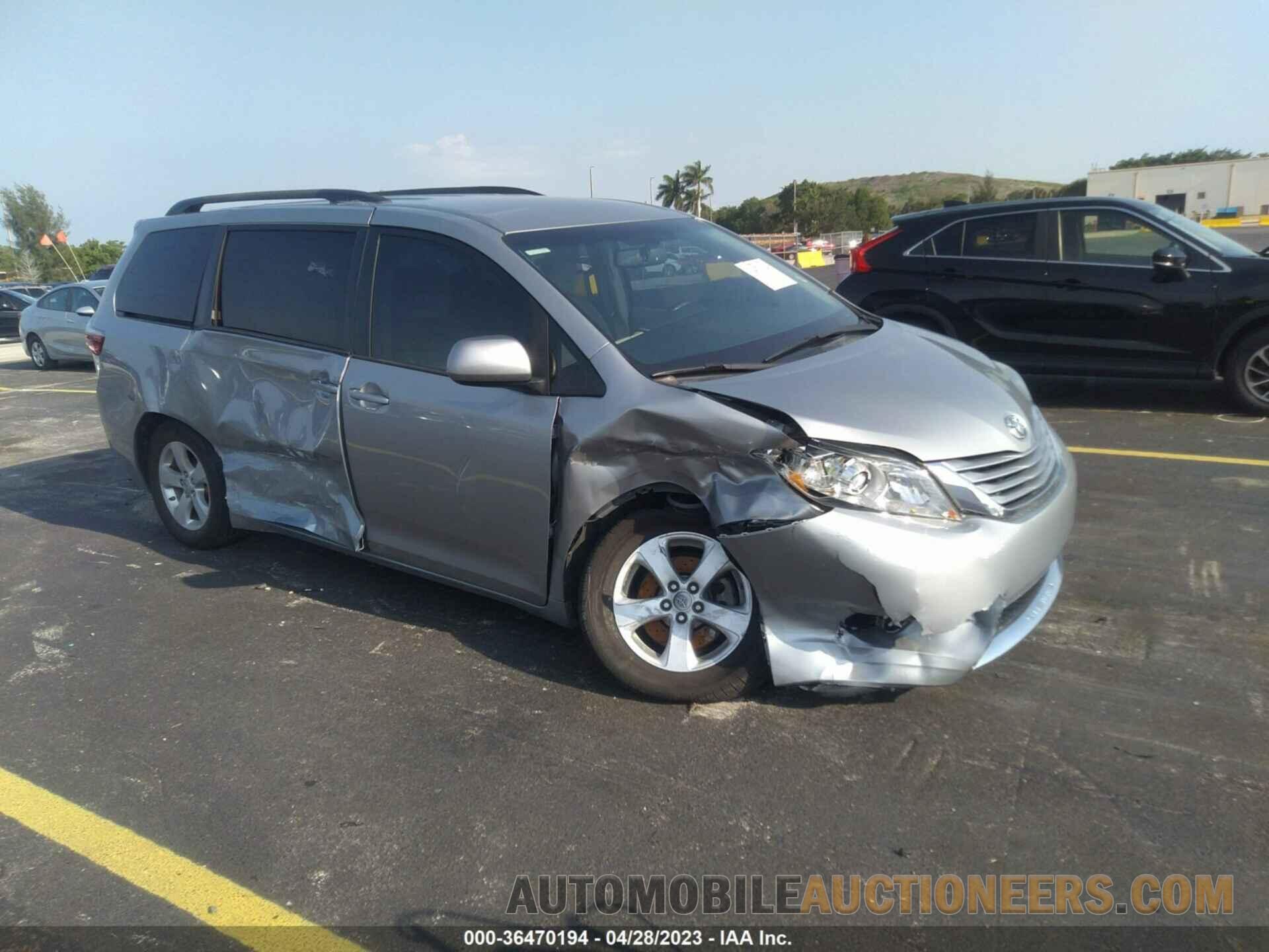 5TDKK3DC4GS706145 TOYOTA SIENNA 2016