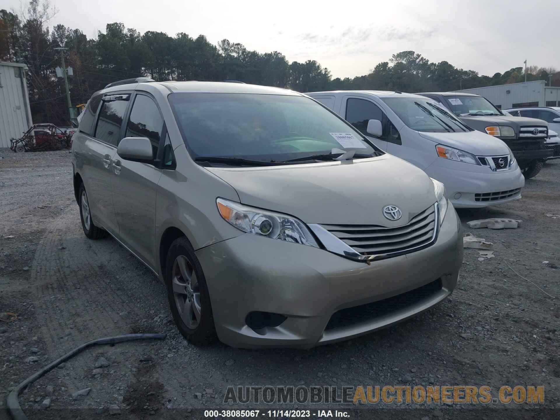 5TDKK3DC4GS729702 TOYOTA SIENNA 2016