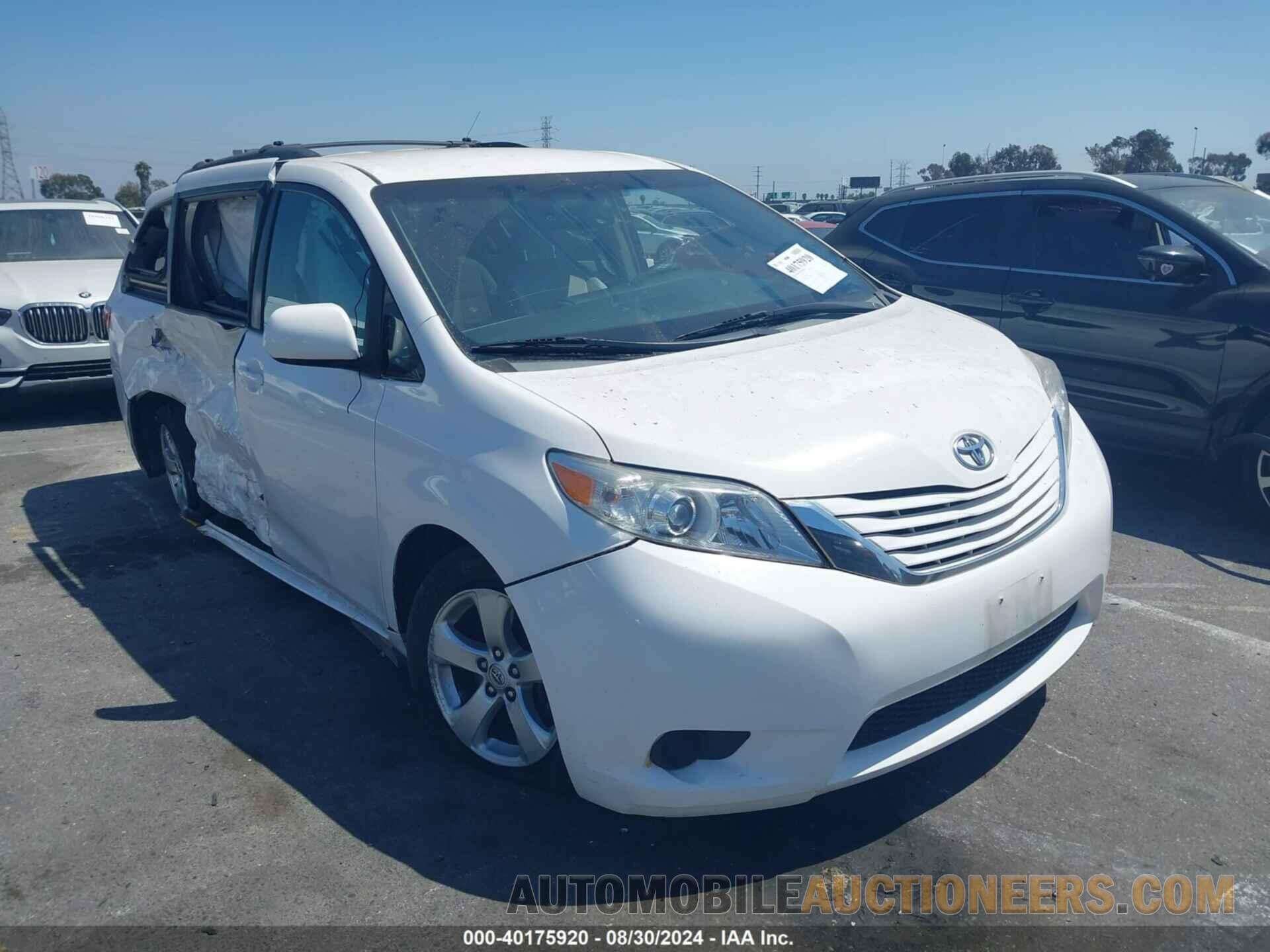 5TDKK3DC5FS617795 TOYOTA SIENNA 2015