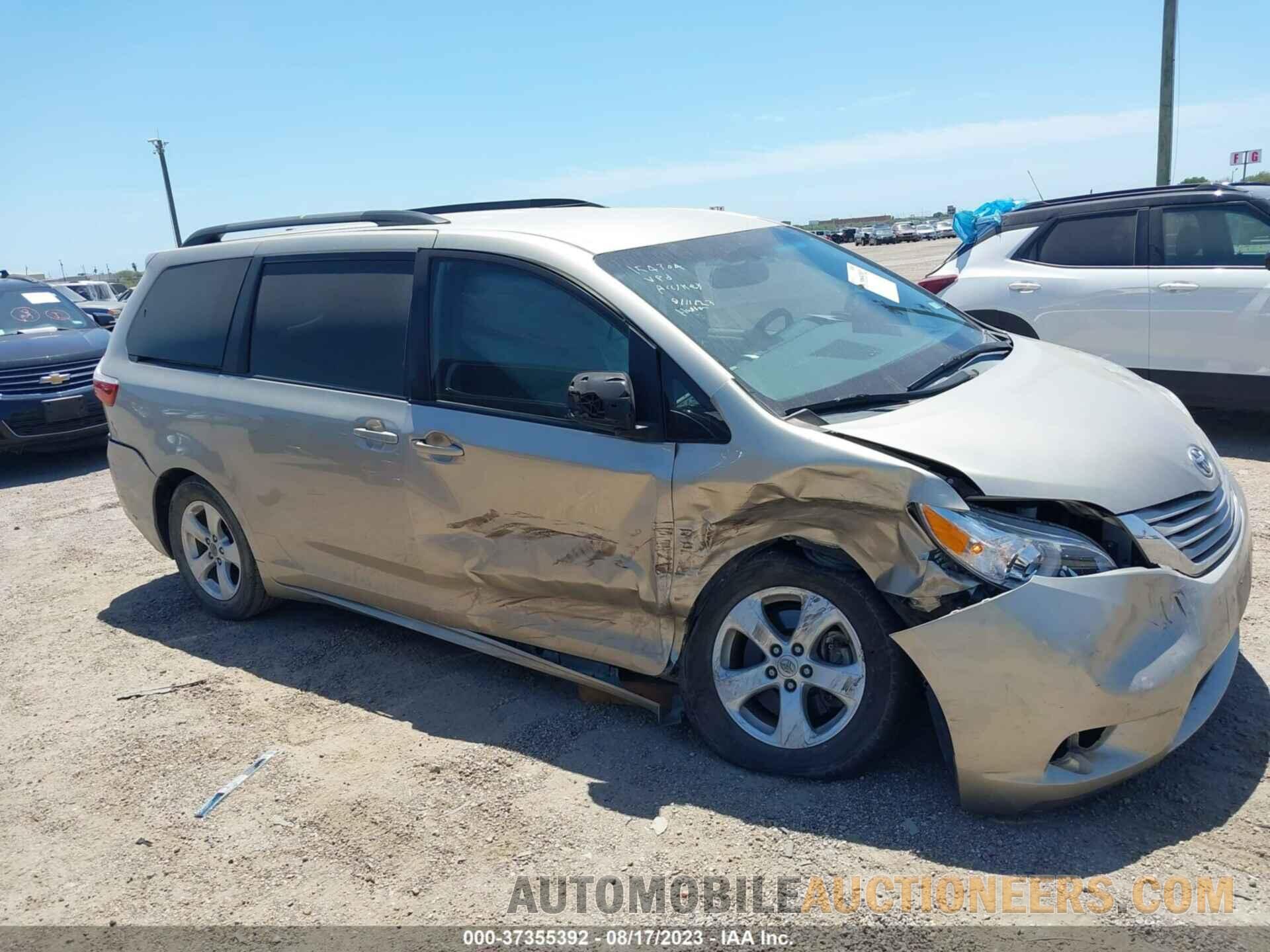 5TDKK3DC5FS629445 TOYOTA SIENNA 2015