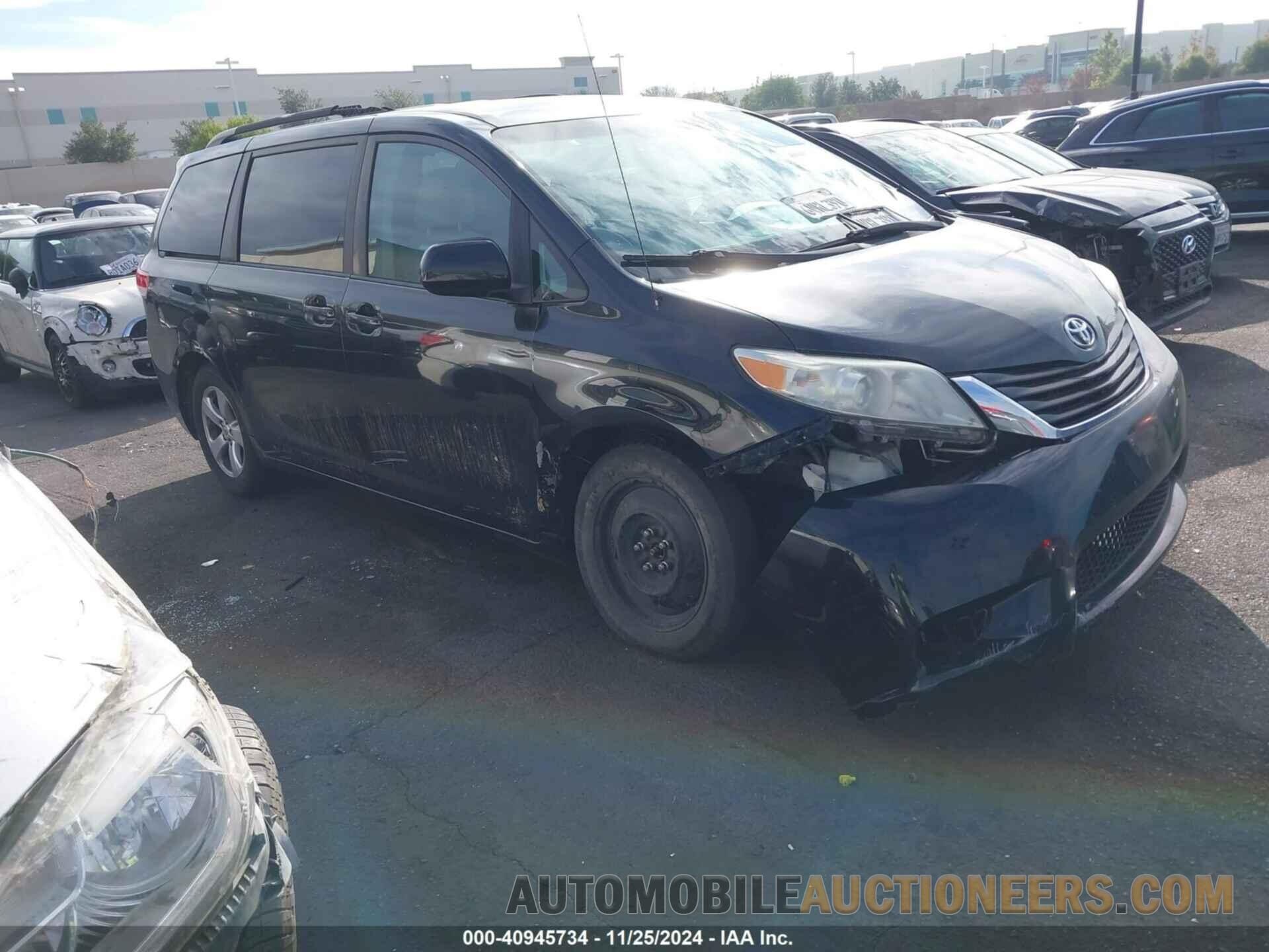 5TDKK3DC6CS253494 TOYOTA SIENNA 2012