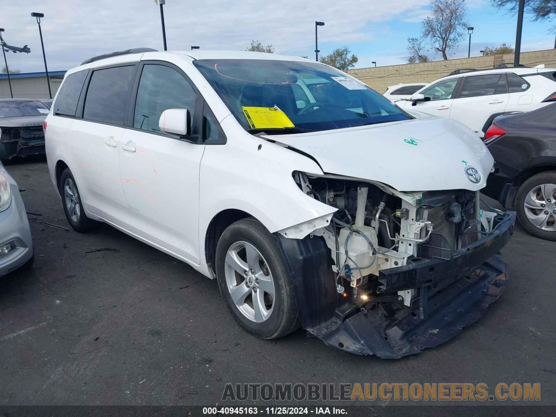 5TDKK3DC6CS279240 TOYOTA SIENNA 2012